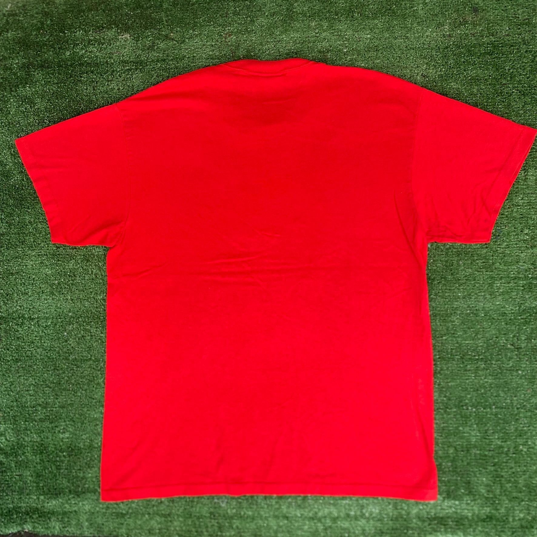 Vintage Vintage 90s Drug Free Shirt DARE Logo Single Stitch Tee Size US L / EU 52-54 / 3 - 6 Thumbnail