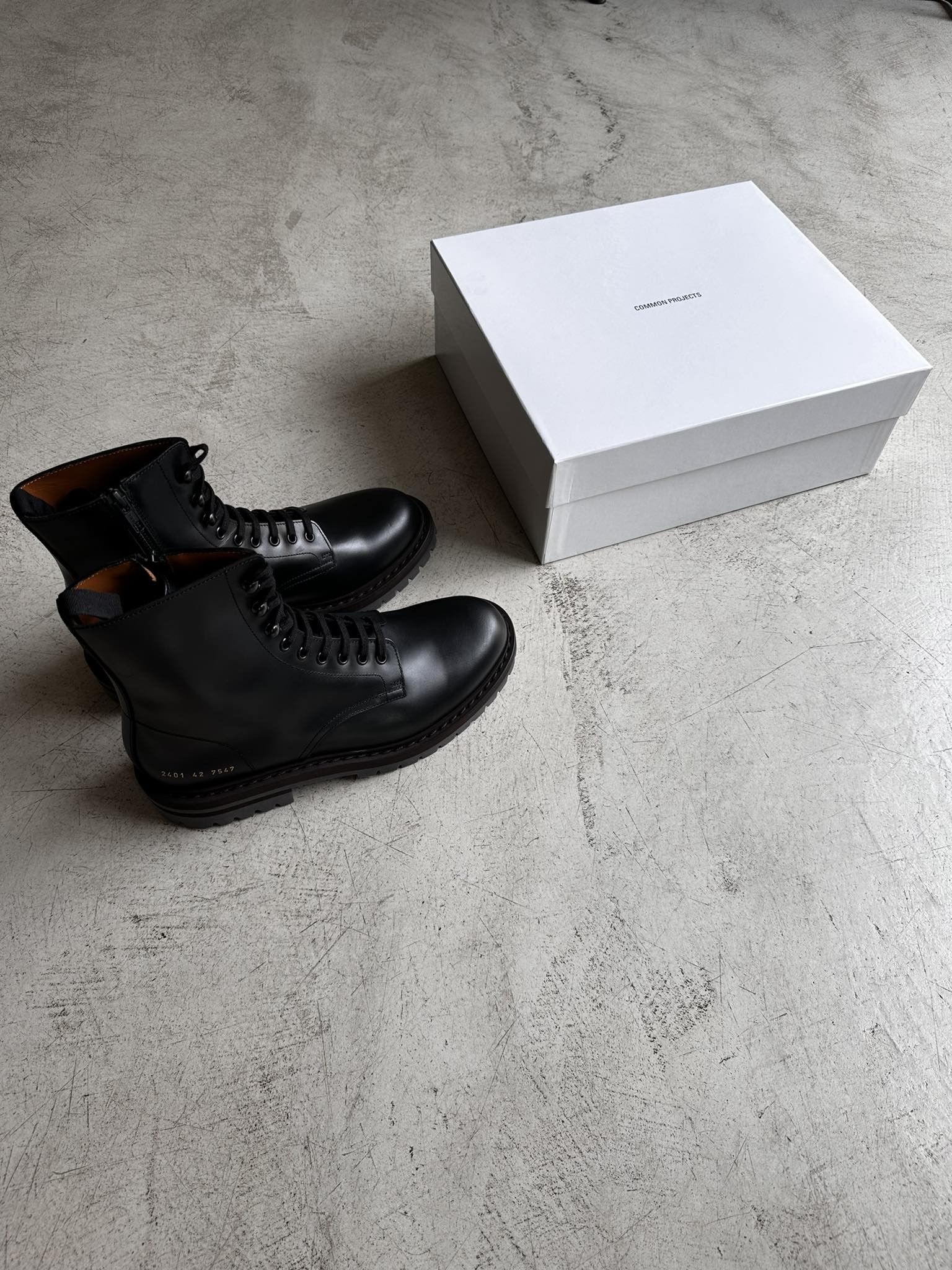 Common Projects Common Projects Combat Boot Black 2401 7547 US 12 EU 45 Size US 12 / EU 45 - 4 Thumbnail