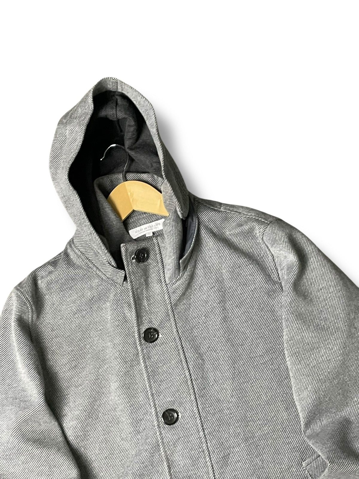Japanese Brand × United Arrows × Vintage UNITED ARROWS Button Jacket Hoodie (78) Size US L / EU 52-54 / 3 - 3 Thumbnail