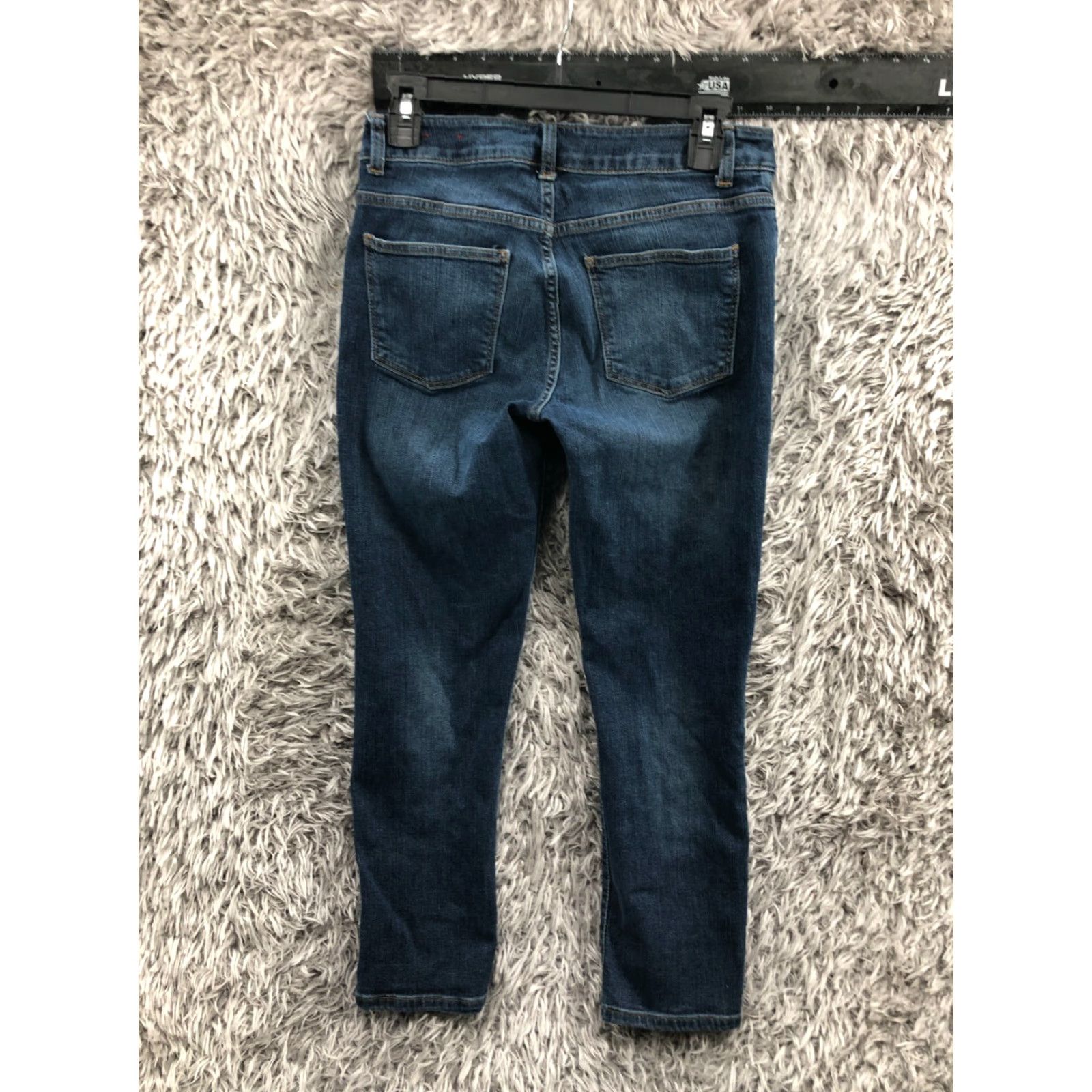 Talbots Talbots Slim Crop Jeans Size 4 Womens Dark Wash Blue Cropped Jeans 5-Pocket Denim Slim Modern Ladies Size 27" / US 4 / IT 40 - 5 Thumbnail