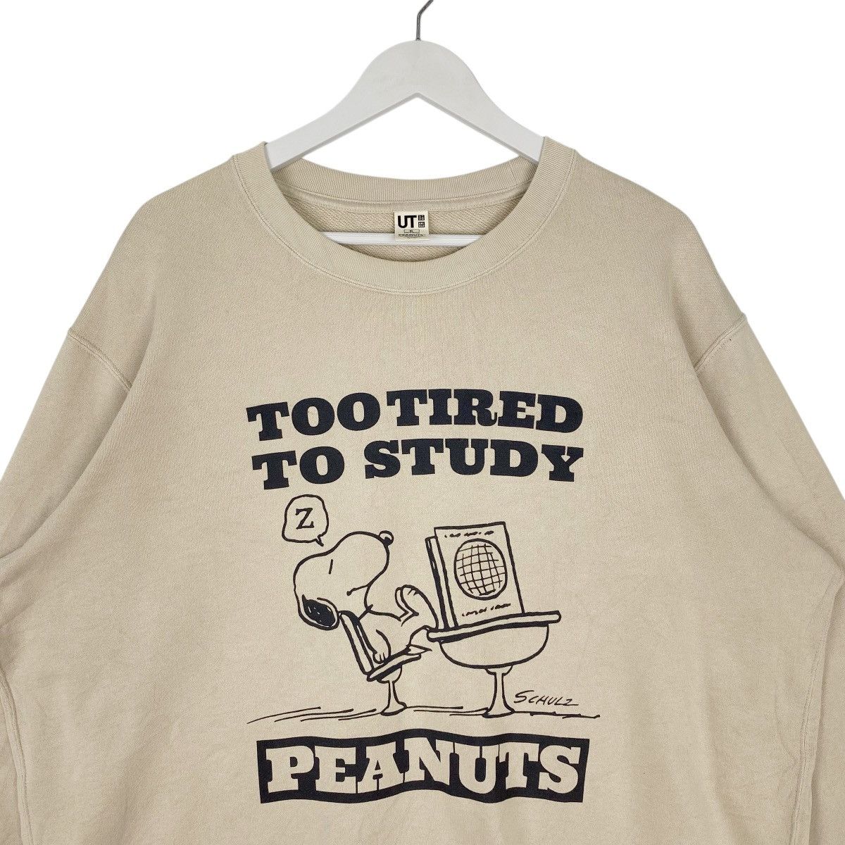 Other Vintage Peanuts Snoopy Crewneck Sweatshirt Beige Size US XL / EU 56 / 4 - 4 Thumbnail