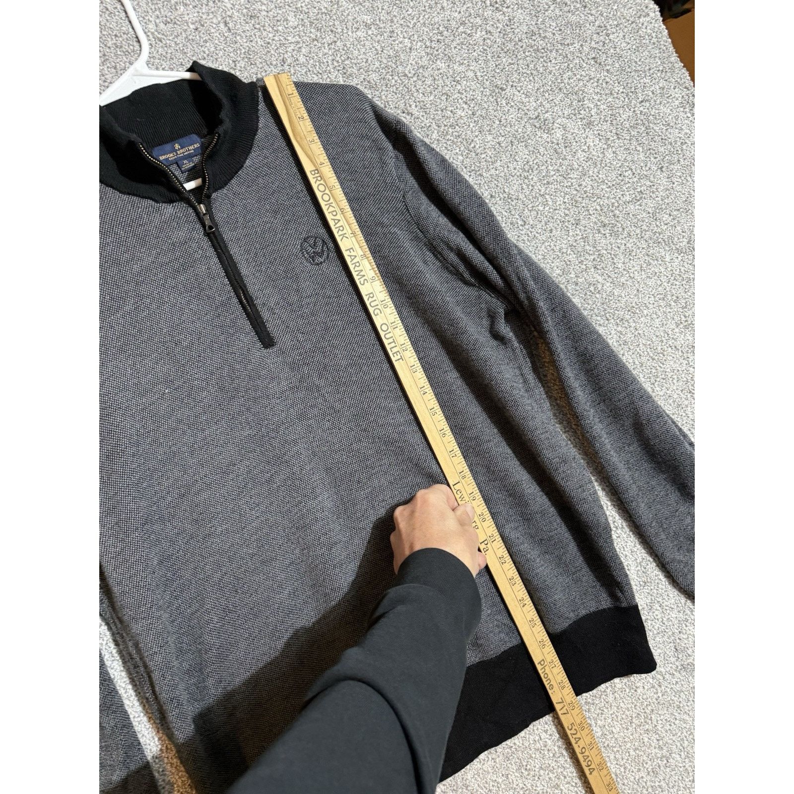 Brooks Brothers Brooks Brothers Sweater Mens XL Merino Wool Grandpacore Size US XL / EU 56 / 4 - 2 Thumbnail
