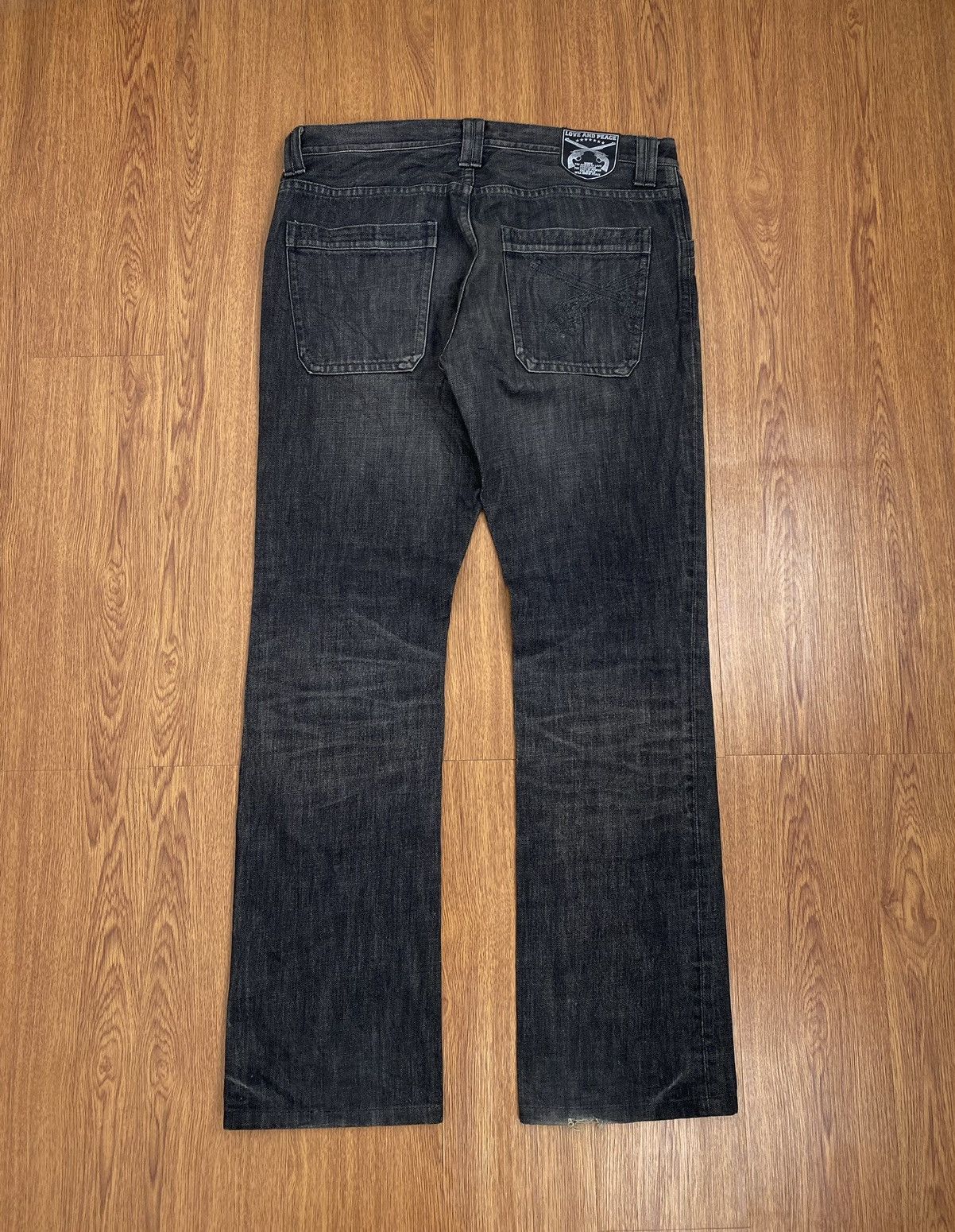 If Six Was Nine Roar love amd peace jeans Size US 34 / EU 50 - 2 Thumbnail