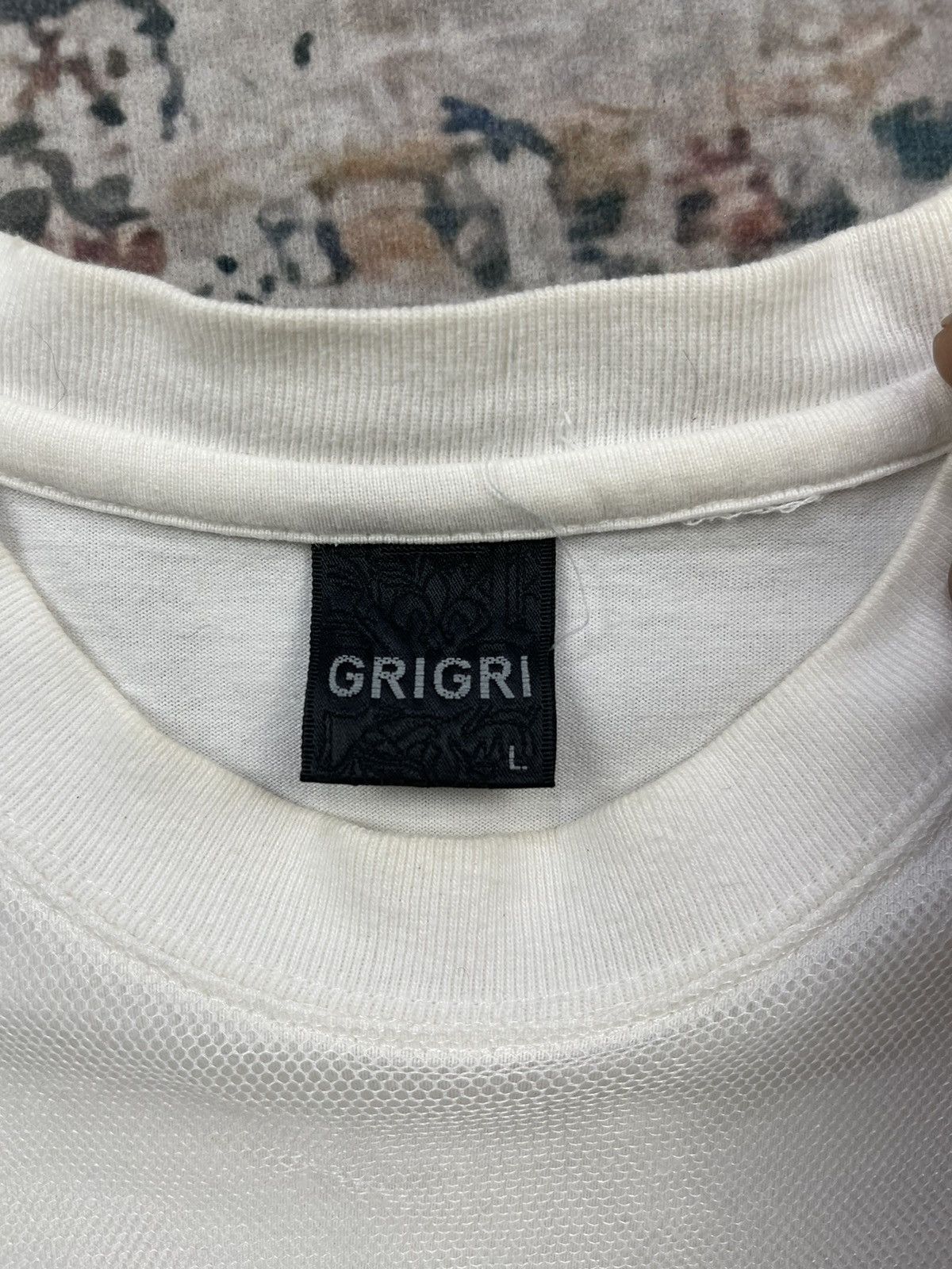 If Six Was Nine GRIGRI Back hit Skull Centre Logo Outer Net Shirt Size US L / EU 52-54 / 3 - 10 Thumbnail