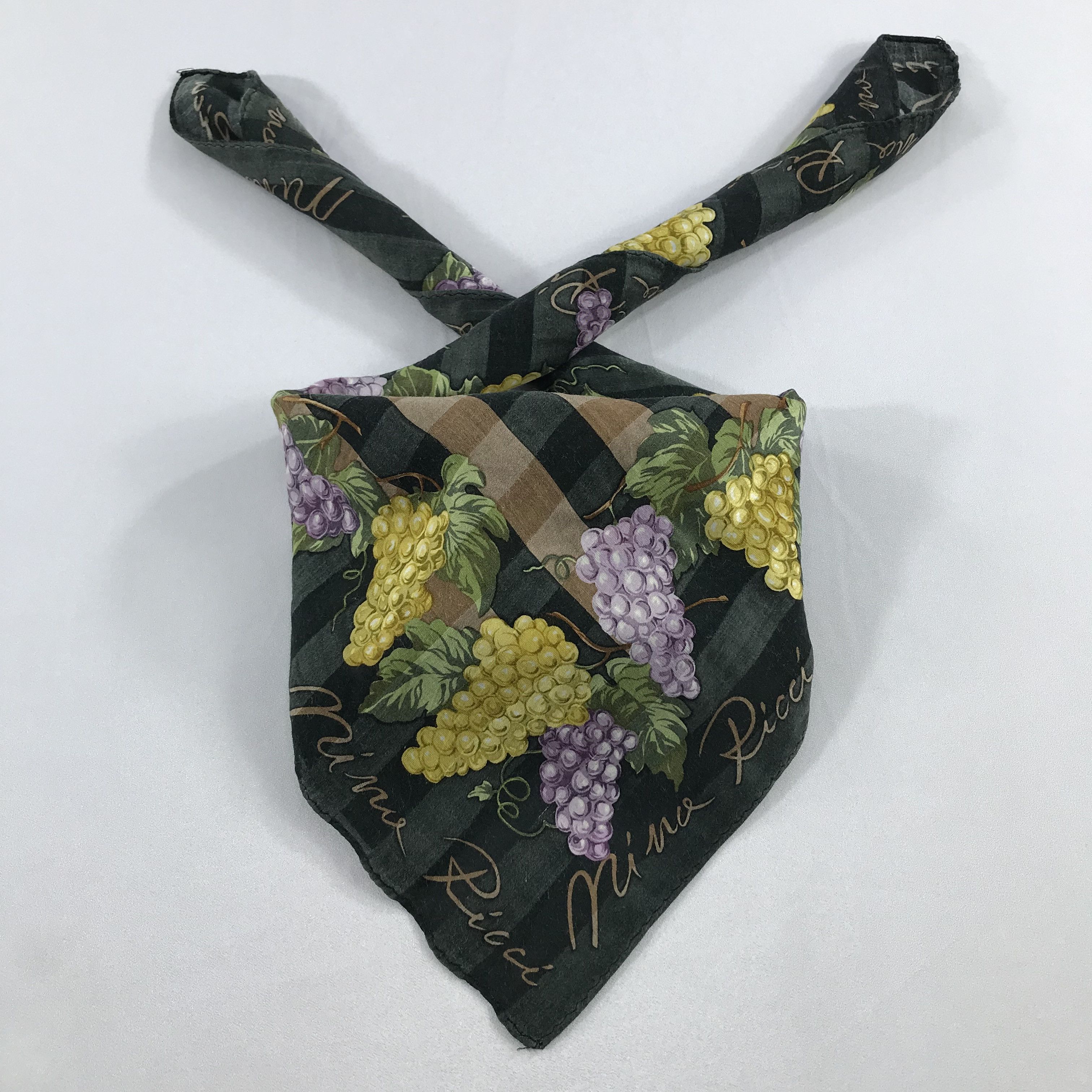 Nina Ricci × Vintage Nina Ricci Bandana / Handkerchief / Neckerchief - S2452 Size ONE SIZE - 3 Thumbnail