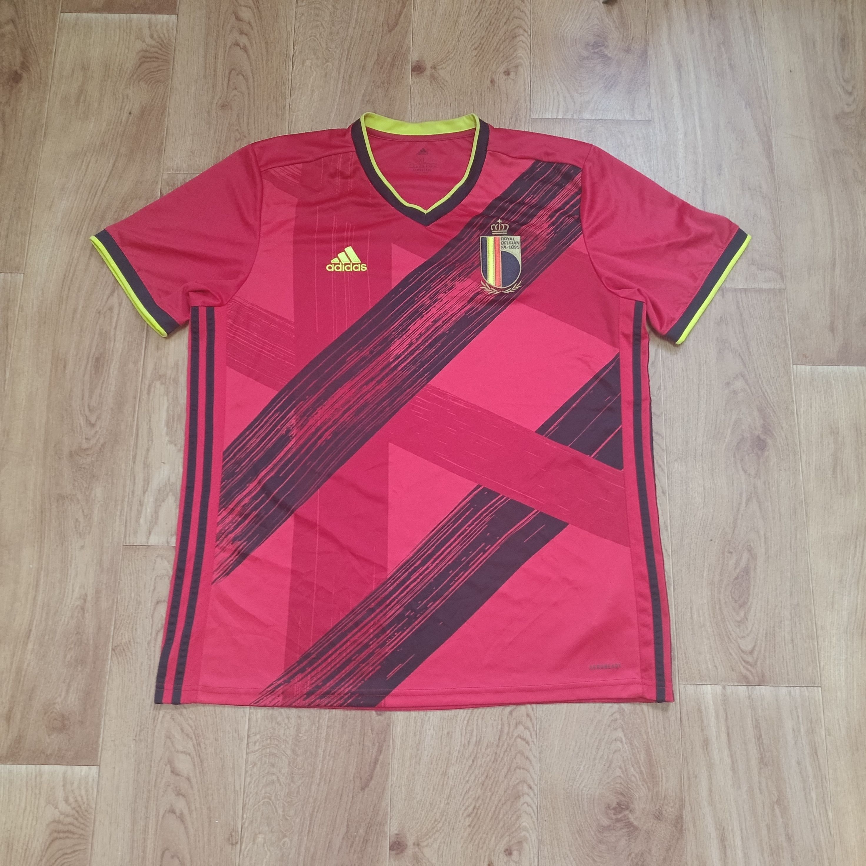 Adidas Belgium 2020/2021 Adidas Home Football Shirt Mens Size XL Size US XL / EU 56 / 4 - 2 Thumbnail