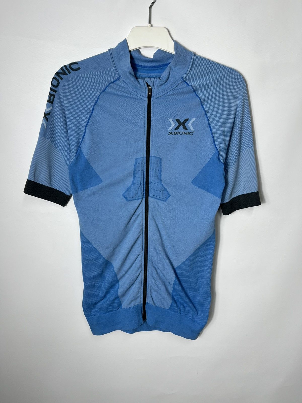 Sports Specialties Vintage X-Bionic Bike Race Cycling Jersey Blue Mens Size XL Size US XL / EU 56 / 4 - 1 Thumbnail