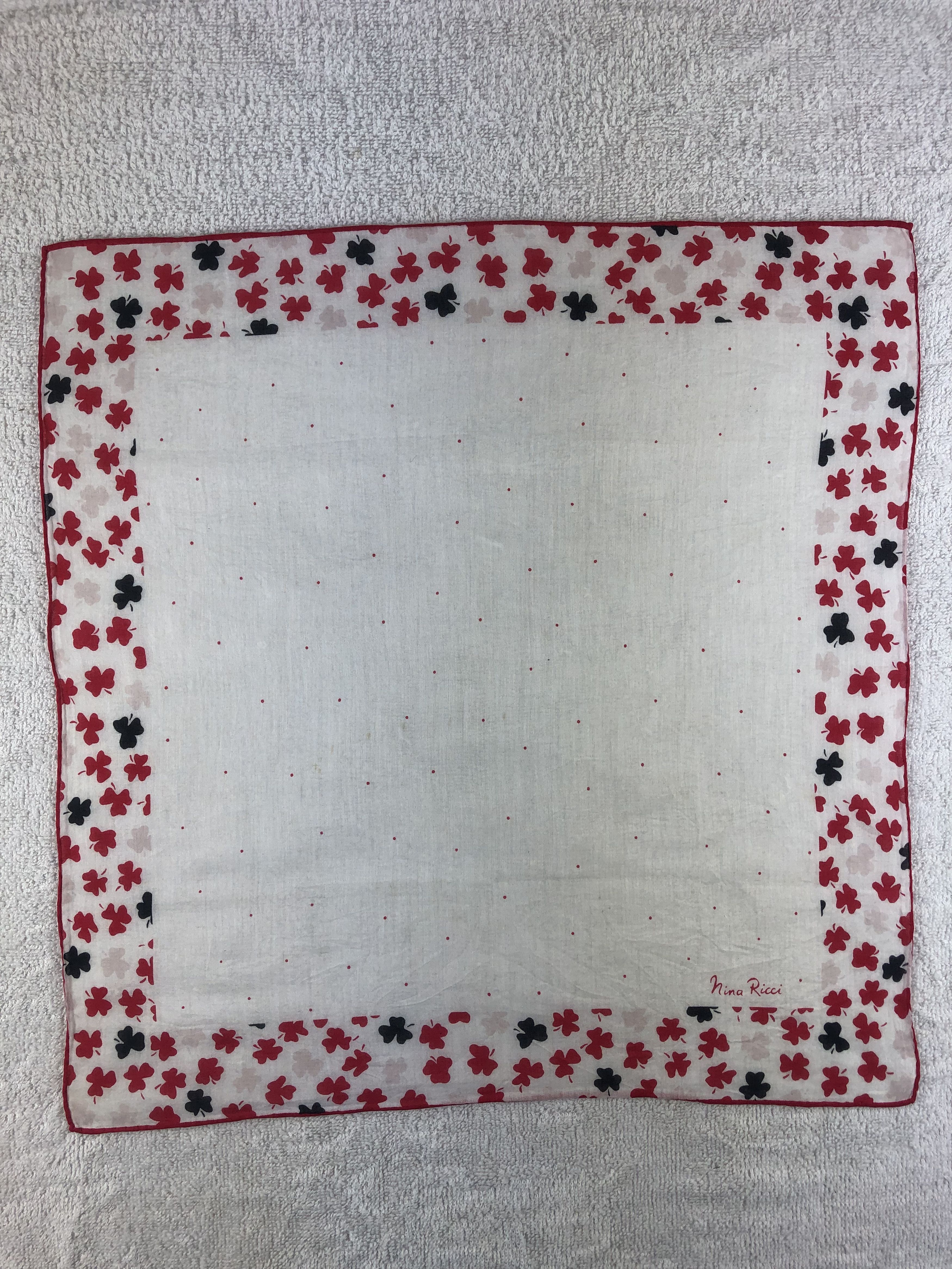 Nina Ricci × Vintage Nina Ricci Handkerchief / Bandana / Neckerchief Size ONE SIZE - 3 Thumbnail