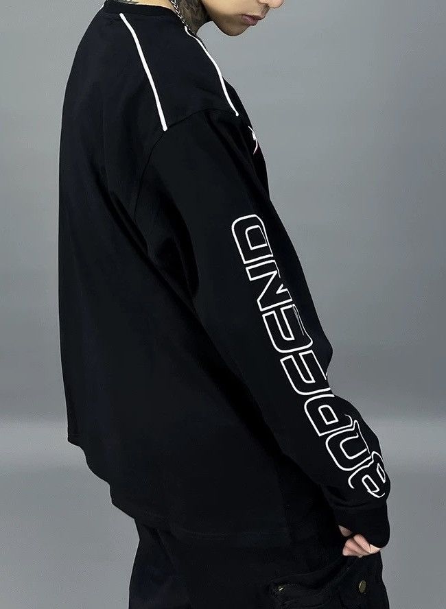 Japanese Brand × Vintage Avant garde unisex racing style long sleeve shirt Size US XXL / EU 58 / 5 - 4 Thumbnail