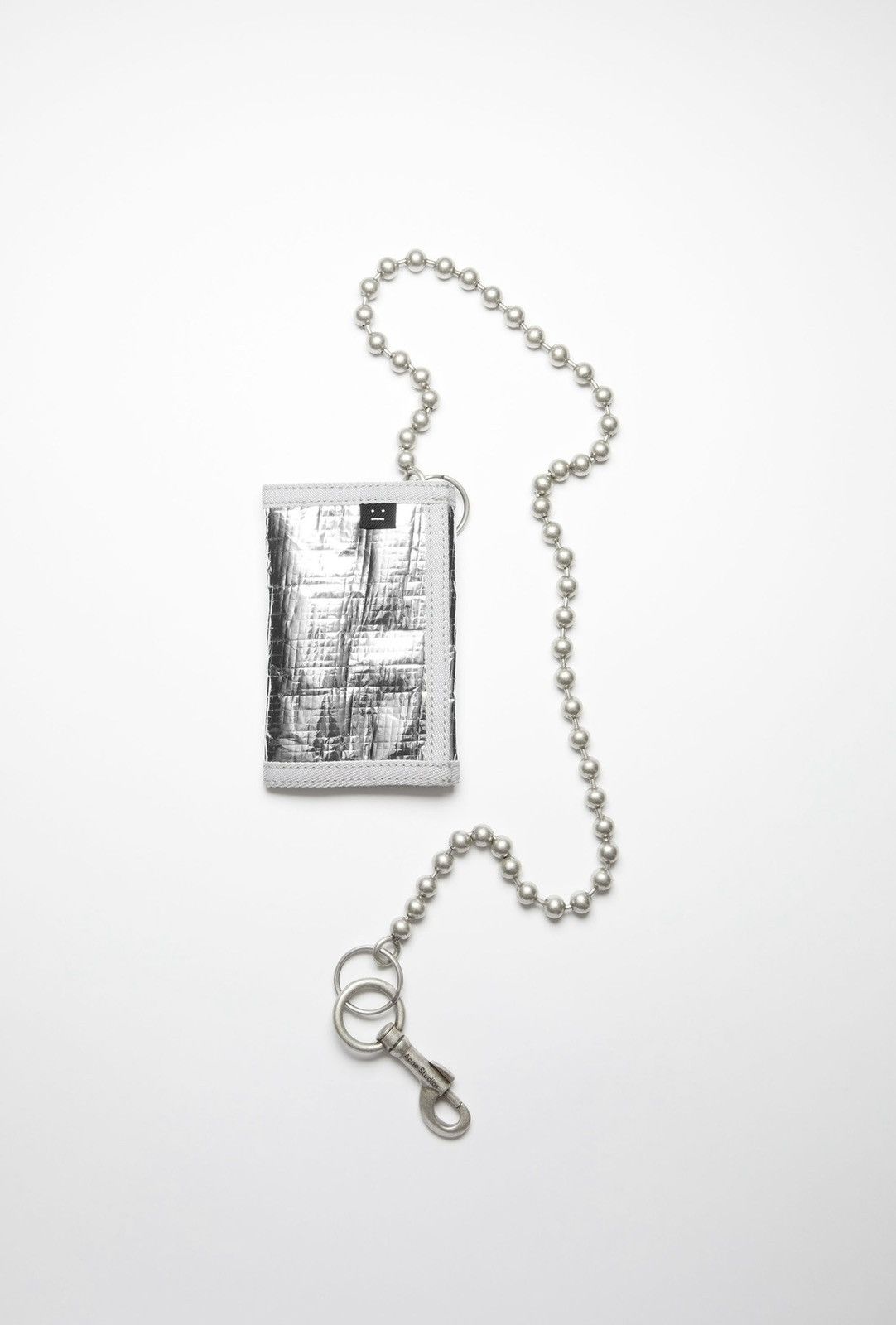 Acne Studios Silver Ball Chain Wallet Sold Out