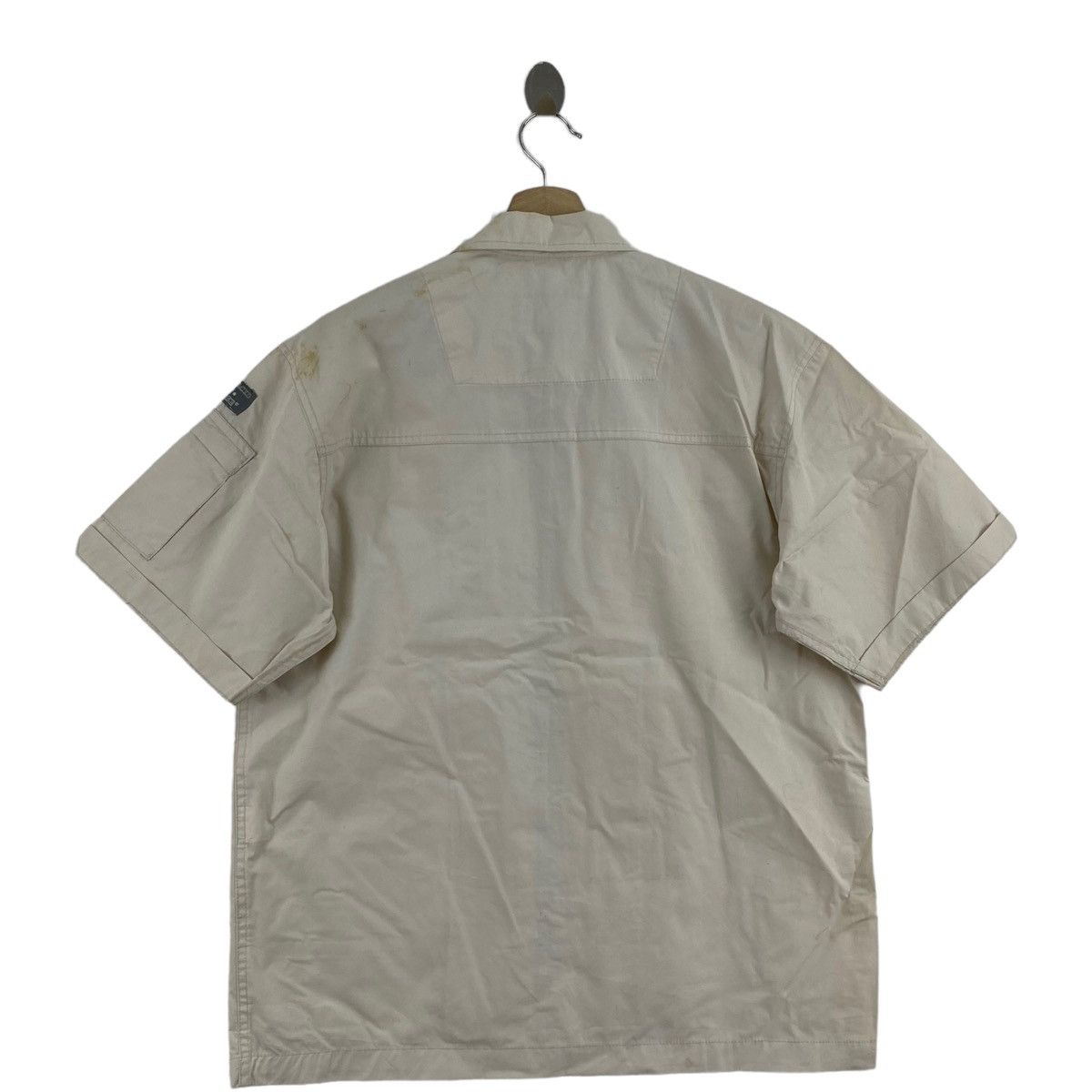 Converse CONVERSE ALL STAR Multi Pockets Cream Zipper Short Sleeve Size US S / EU 44-46 / 1 - 5 Thumbnail