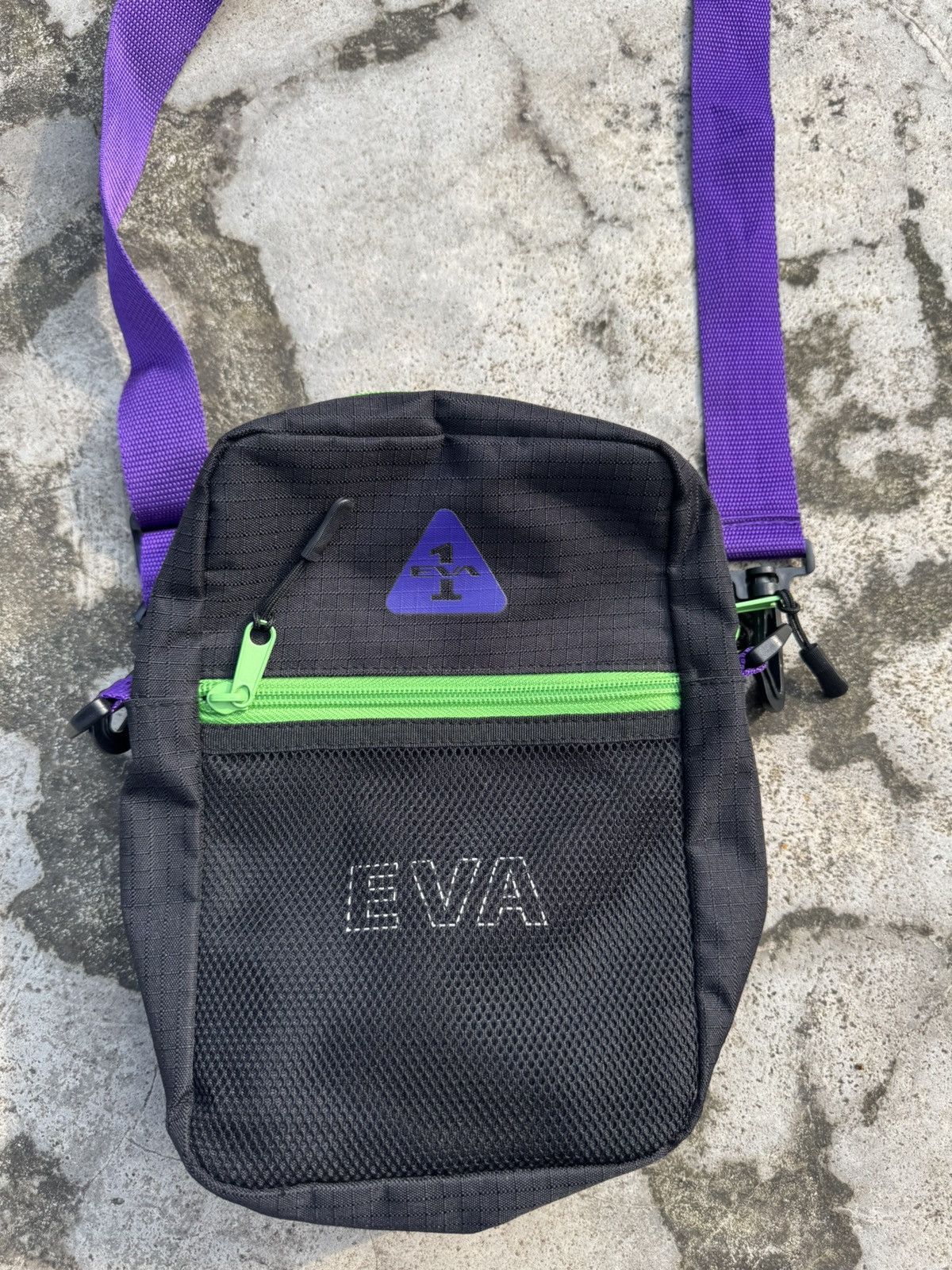 Anime × Cartoon Network Rare !!! Neon Genesis Evangelion Sling Bag Size ONE SIZE - 2 Thumbnail