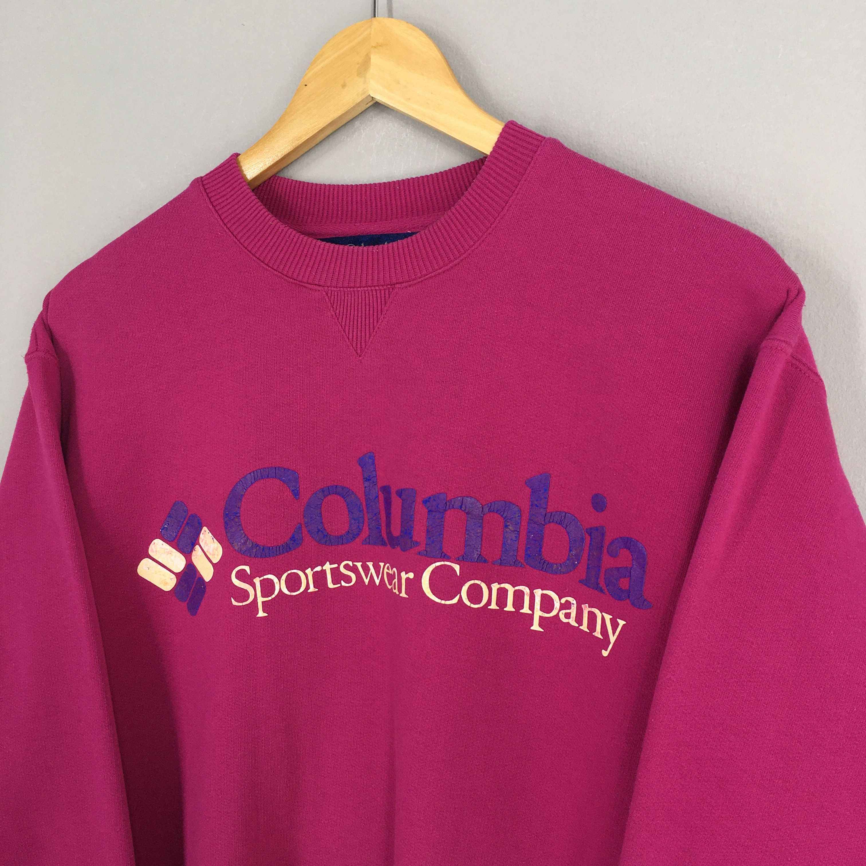 Columbia Vintage Columbia Sportwear Company Pink Sweatshirt M Size US M / EU 48-50 / 2 - 3 Thumbnail