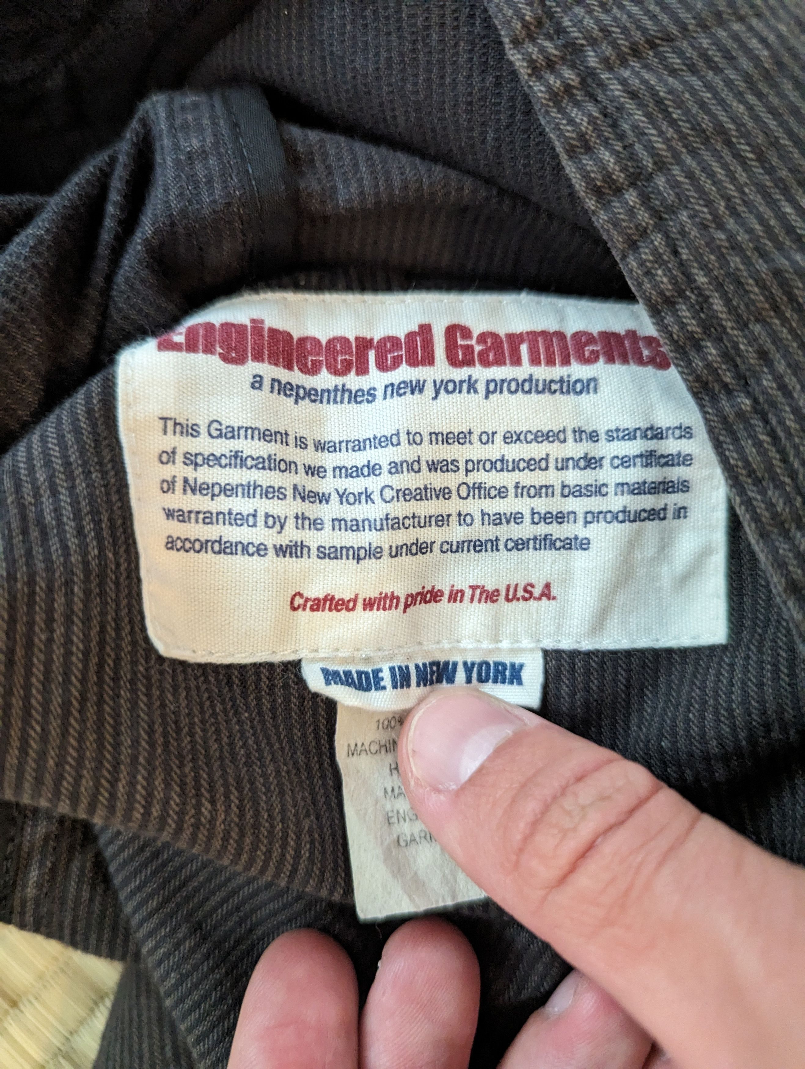 Engineered Garments Engineered Garments 100% Cotton Chore Coat Made in USA Size US S / EU 44-46 / 1 - 4 Thumbnail