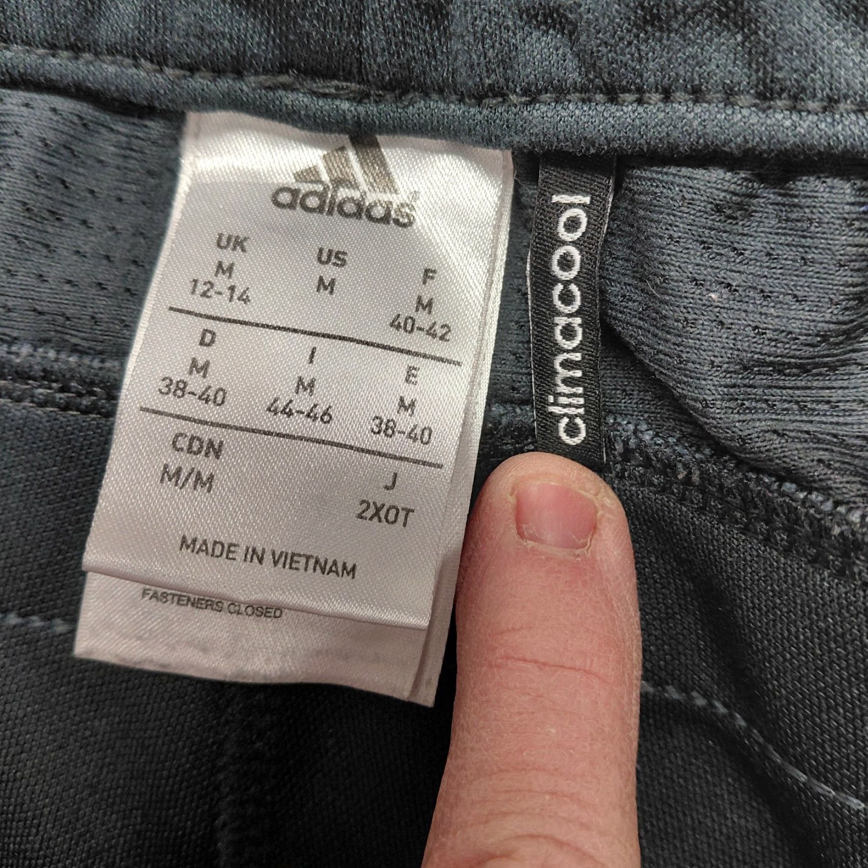 Adidas Adidas Track Pants Women M Gray Climacool Sweatpants 3 Striped Logo Women Size 32" / US 10 / IT 46 - 5 Thumbnail
