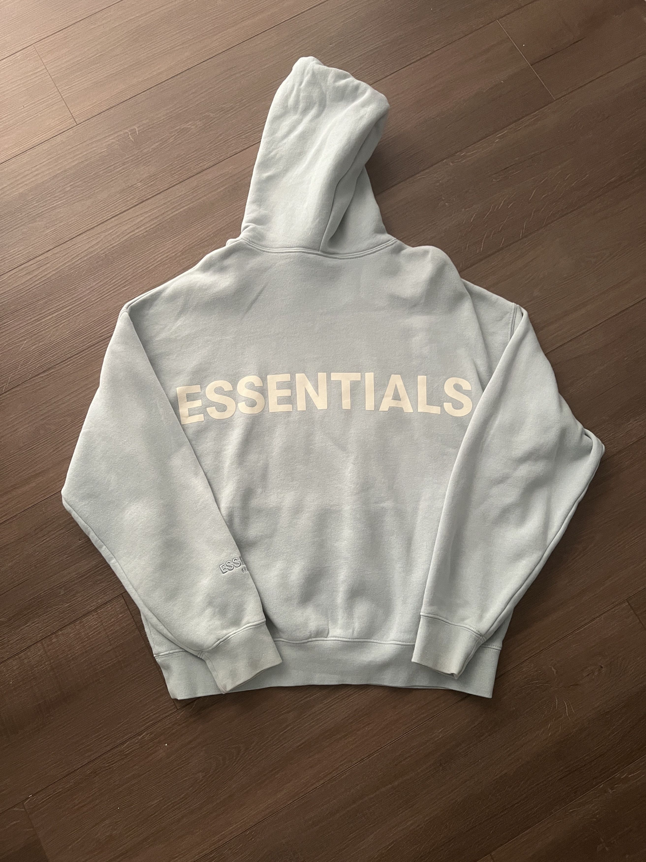 Essentials × Fear of God Light Blue Fear of God Essentials 3M Logo Hoodie Size US S / EU 44-46 / 1 - 2 Thumbnail