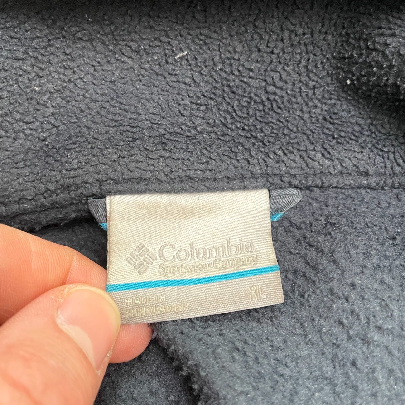 Vintage Columbia Jacket Mens Fleece Full Zip Steens Mountain XL Gray Black Outdoors Hiking Casual Winter Fall Spring Size US XL / EU 56 / 4 - 7 Thumbnail