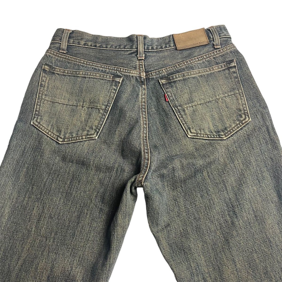 If Six Was Nine 🇯🇵 VINTAGE GOLD RUSH RUSTY MUD WASHED DENIM PANTS Size US 30 / EU 46 - 13 Thumbnail