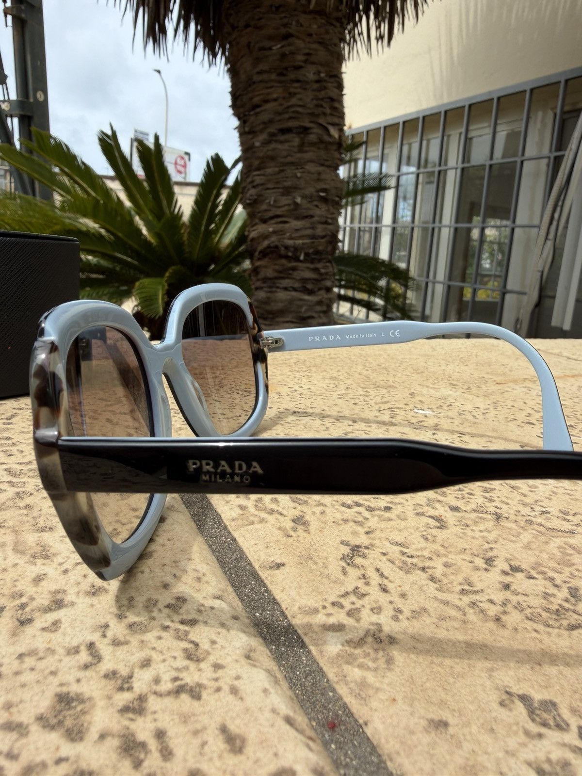 Prada Prada Sunglasses Blue SPR 16U Size ONE SIZE - 4 Thumbnail