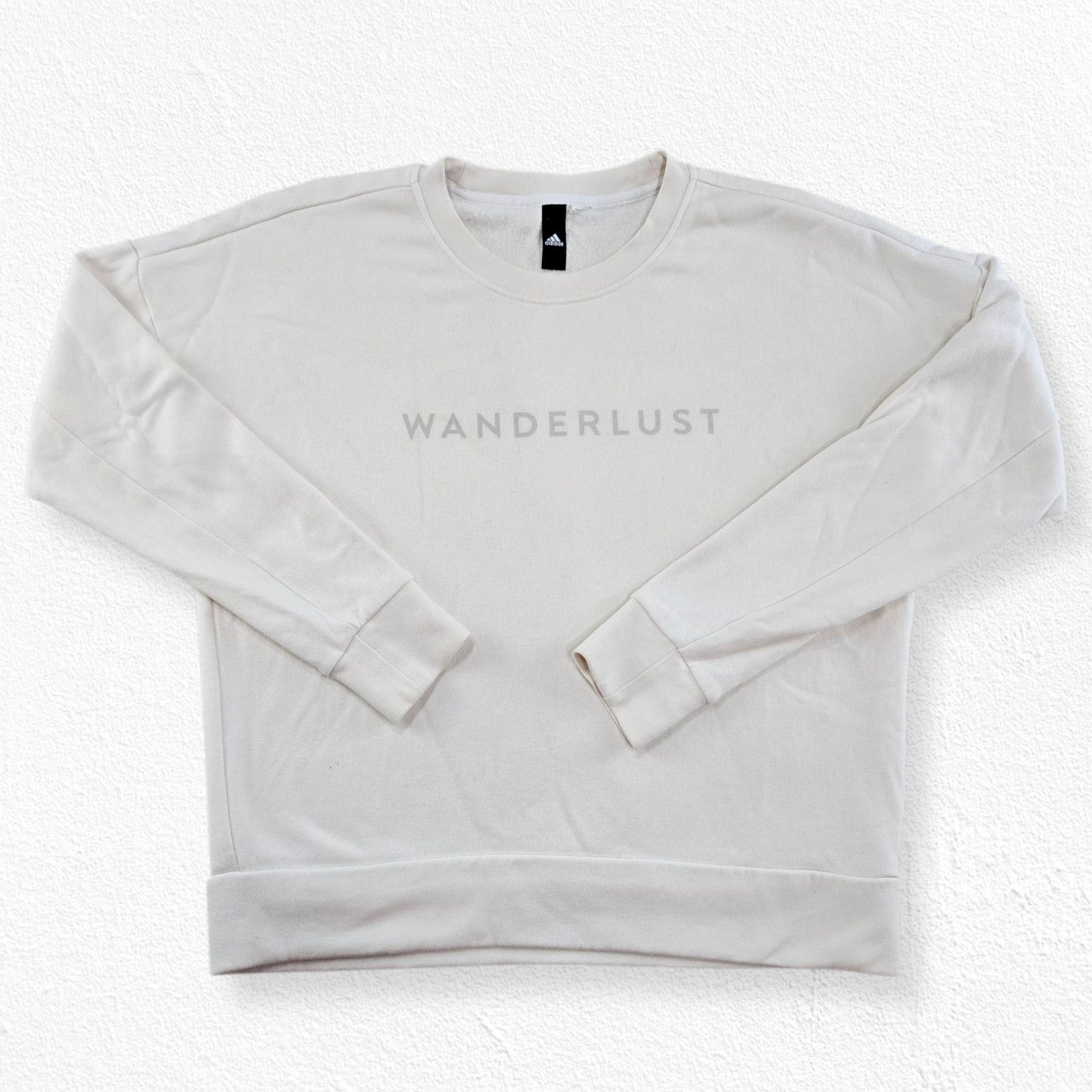 Adidas Adidas Wanderlust Cream Crewneck Sweatshirt Unisex Size M/L Size M / US 6-8 / IT 42-44 - 2 Thumbnail