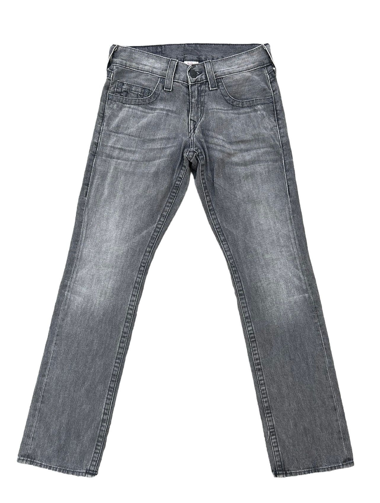 True Religion × Vintage Vintage 2000s True Religion BOBBY Fade Black Denim Jeans Size US 30 / EU 46 - 1 Thumbnail