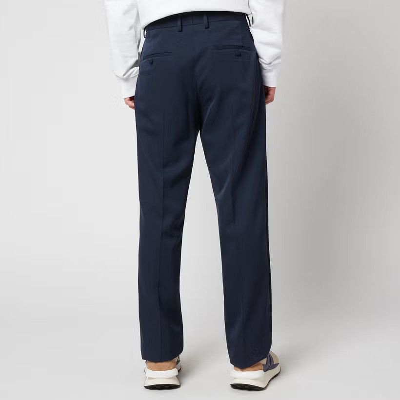 Lanvin o1y0125 Casual Pant in Navy Blue Size US 30 / EU 46 - 2 Thumbnail