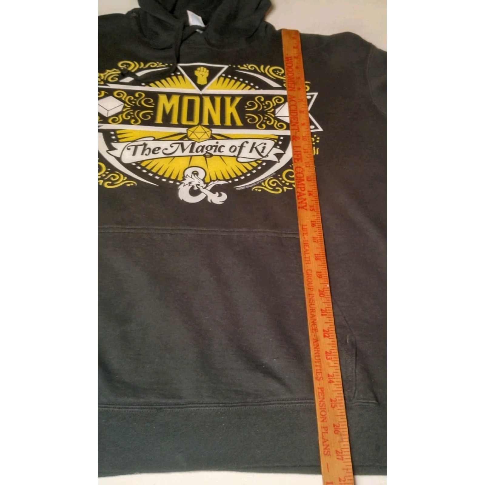 Port & Company VINTAGE Port & Company Dungeons and Dragons Monk Hoodie Men 2XL Black Graphic Gaming Size US XXL / EU 58 / 5 - 3 Thumbnail