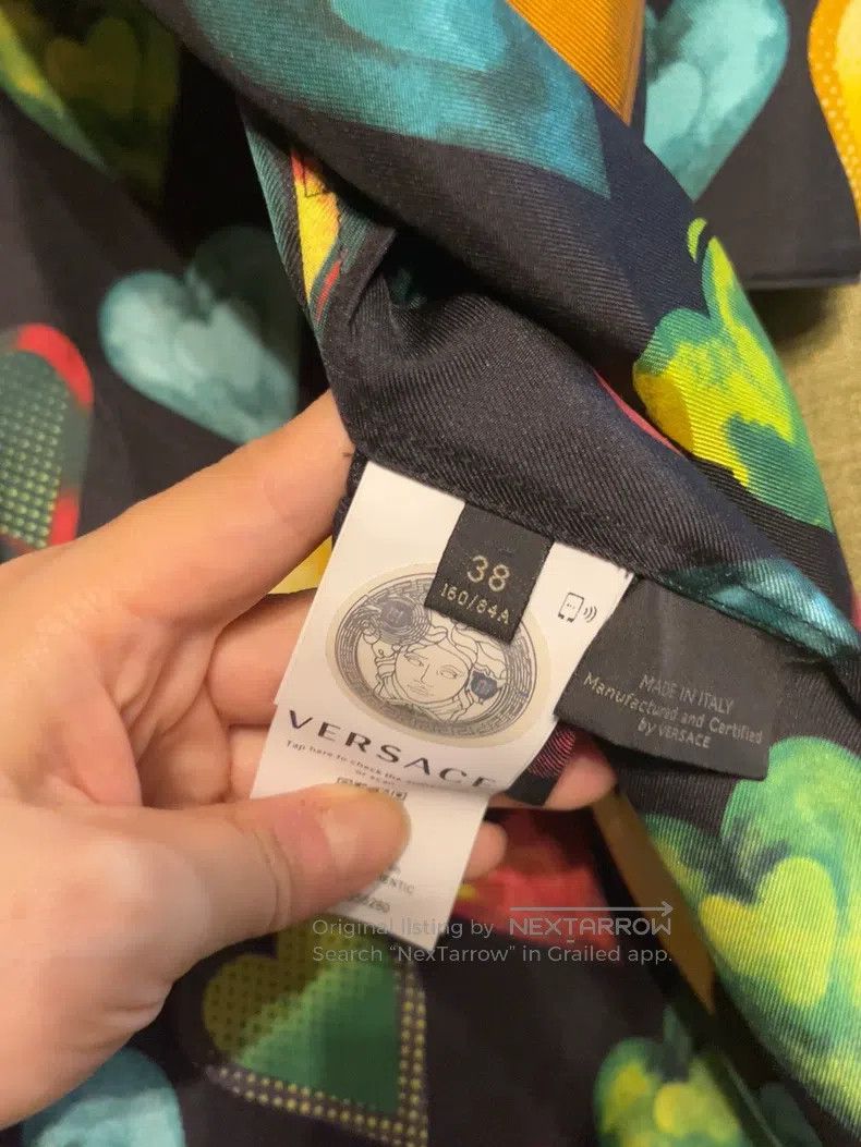 Versace Versace Love print shirt dress Size XS / US 0-2 / IT 36-38 - 6 Thumbnail