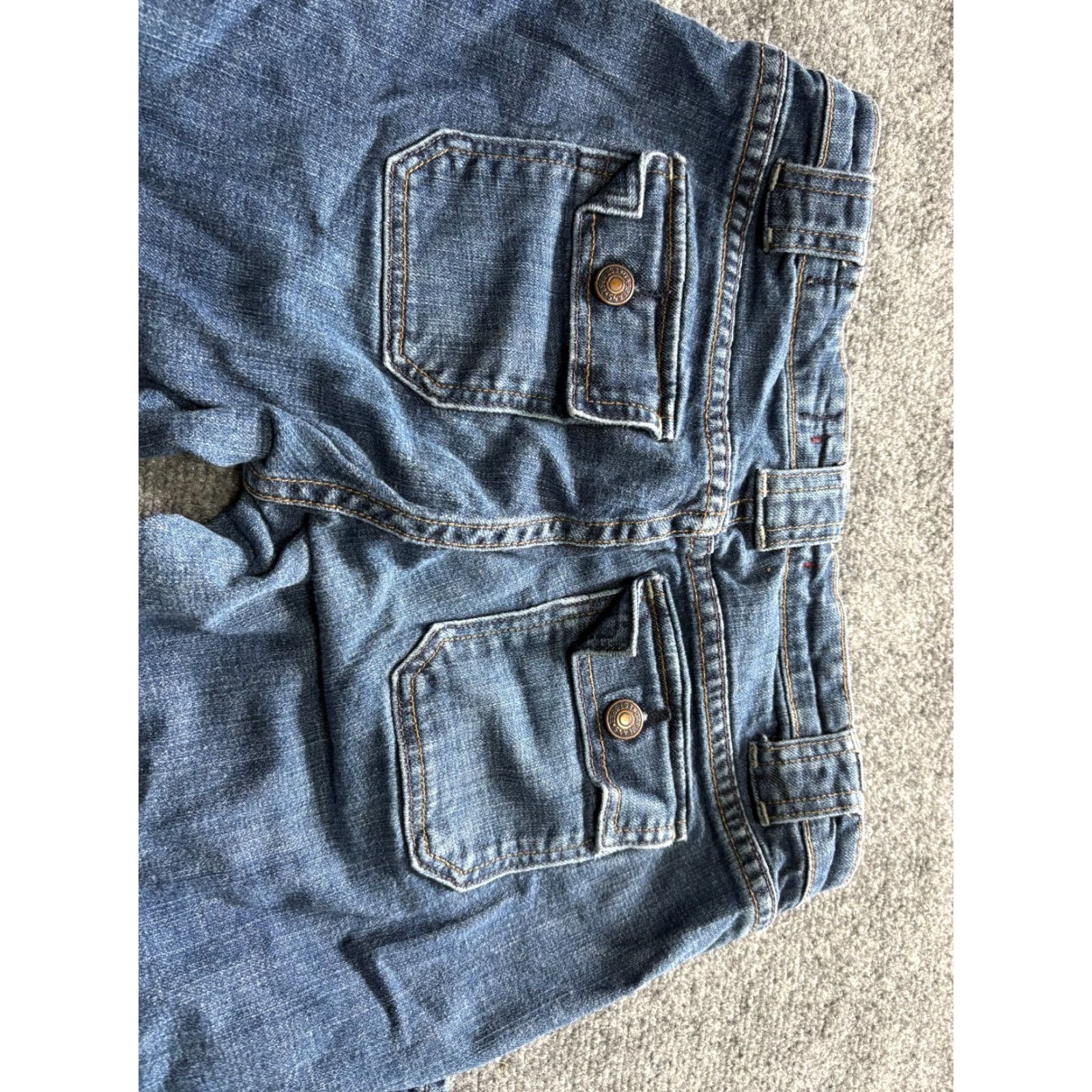 Gap Gap Jeans Bootcut Denim 4 Blue Ladies Womens Regular Stretch Dark wash Jeans Size 27" / US 4 / IT 40 - 6 Thumbnail