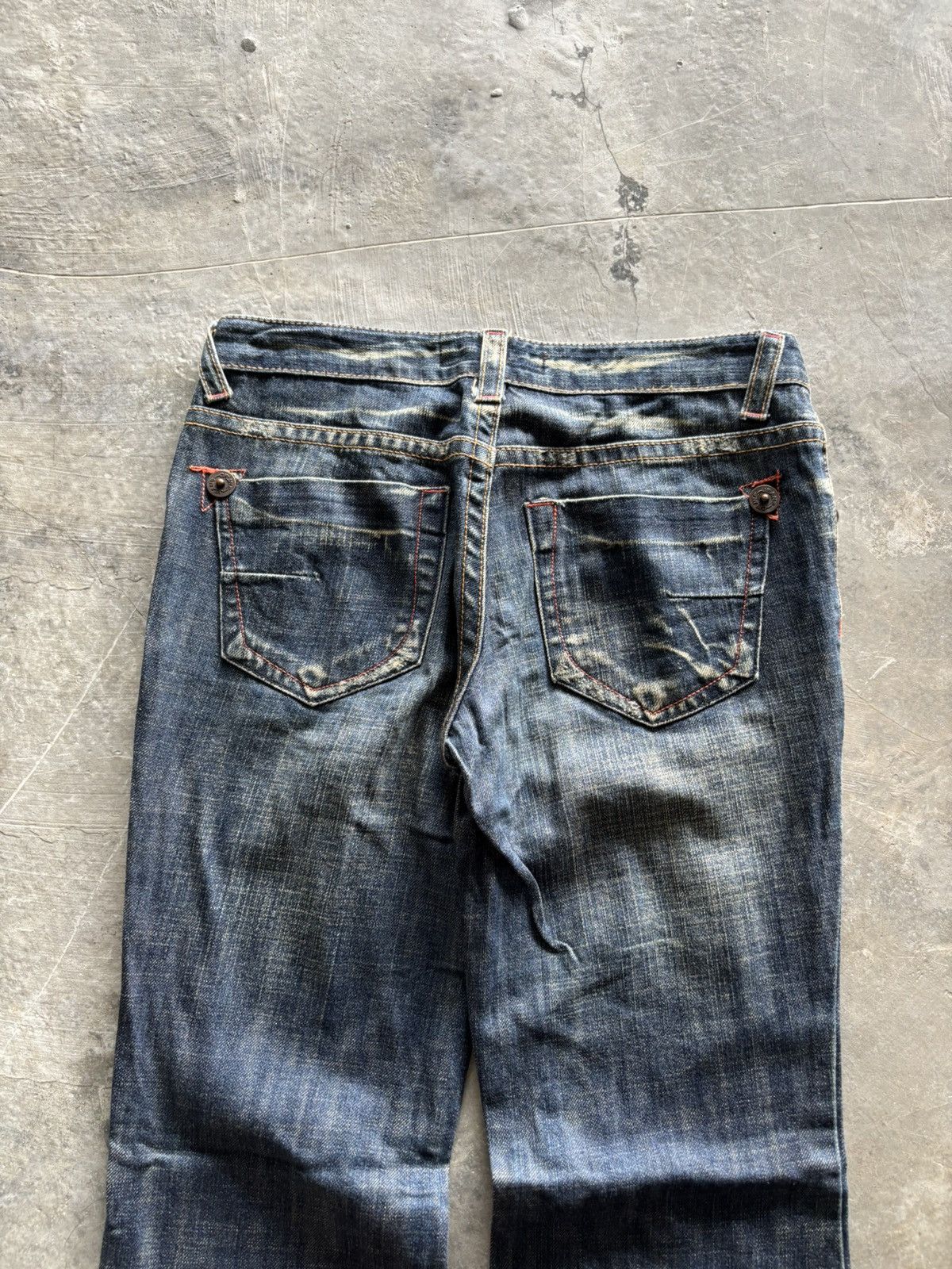 Hysteric Glamour × If Six Was Nine × Japanese Brand SICK TWIST FLARE CFLINE JAPANESE STYLE WASHED RUST SEASON Size US 30 / EU 46 - 12 Thumbnail