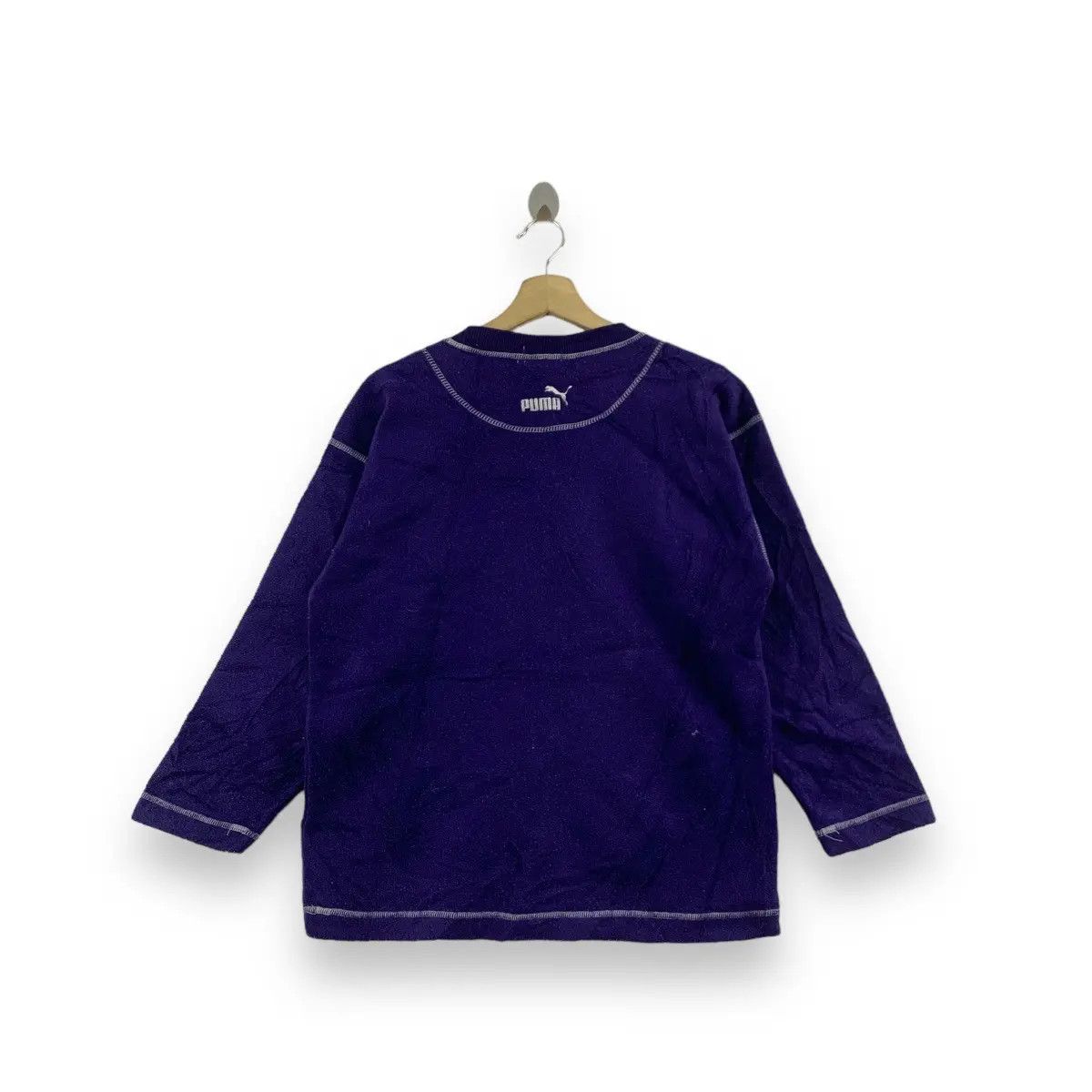 Puma Vintage PUMA USA Embossed Logo Fleece Crewneck Size L / US 10 / IT 46 - 2 Thumbnail