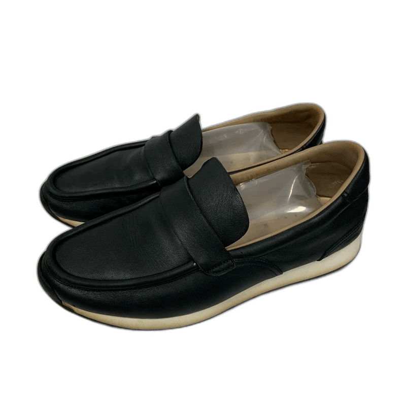 Hermes Casual Leather Shoes Size 41-2506 in Black, Women's