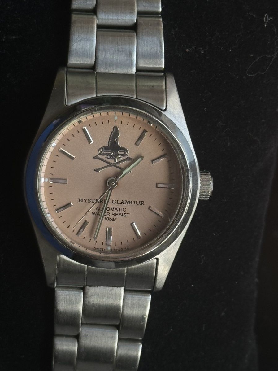 image of Hysteric Glamour Silver Watch, Men's