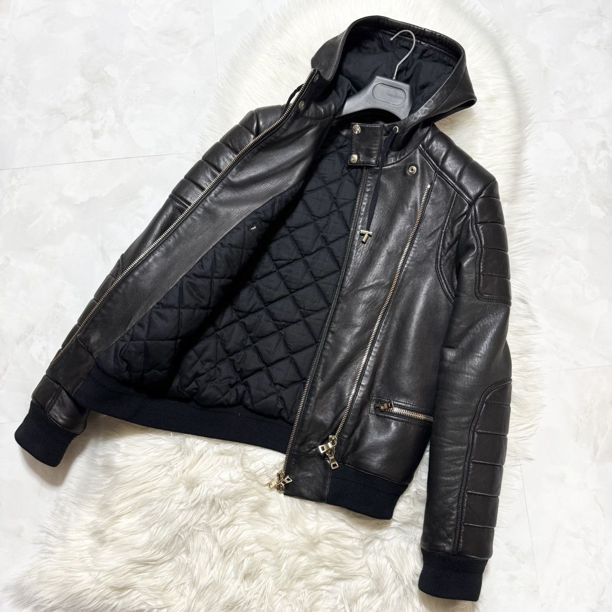Balmain Balmain Homme quilted leather blouson Jacket Size US M / EU 48-50 / 2 - 8 Thumbnail
