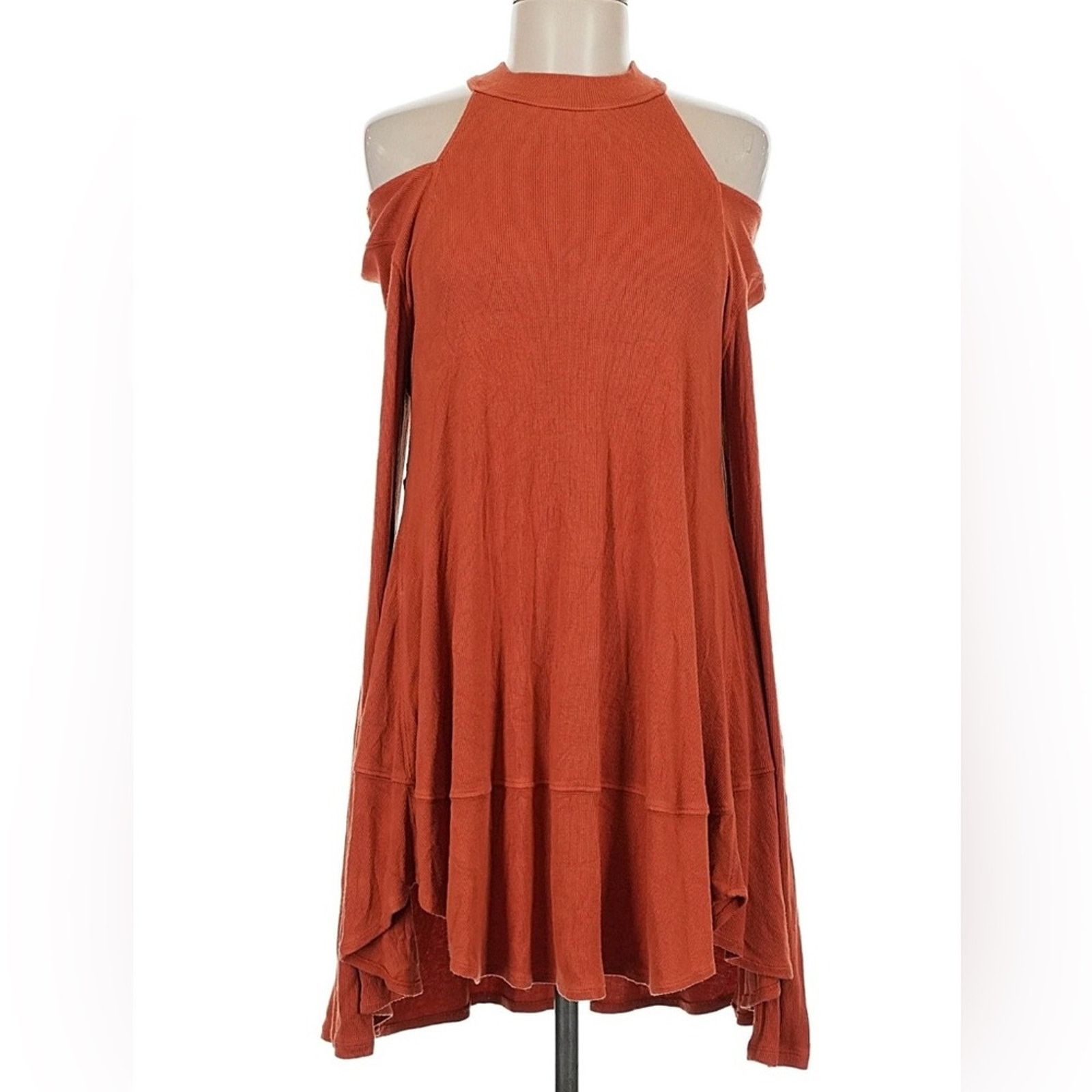 Free People Free People Rust Mini Dress Size S / US 4 / IT 40 - 1 Thumbnail