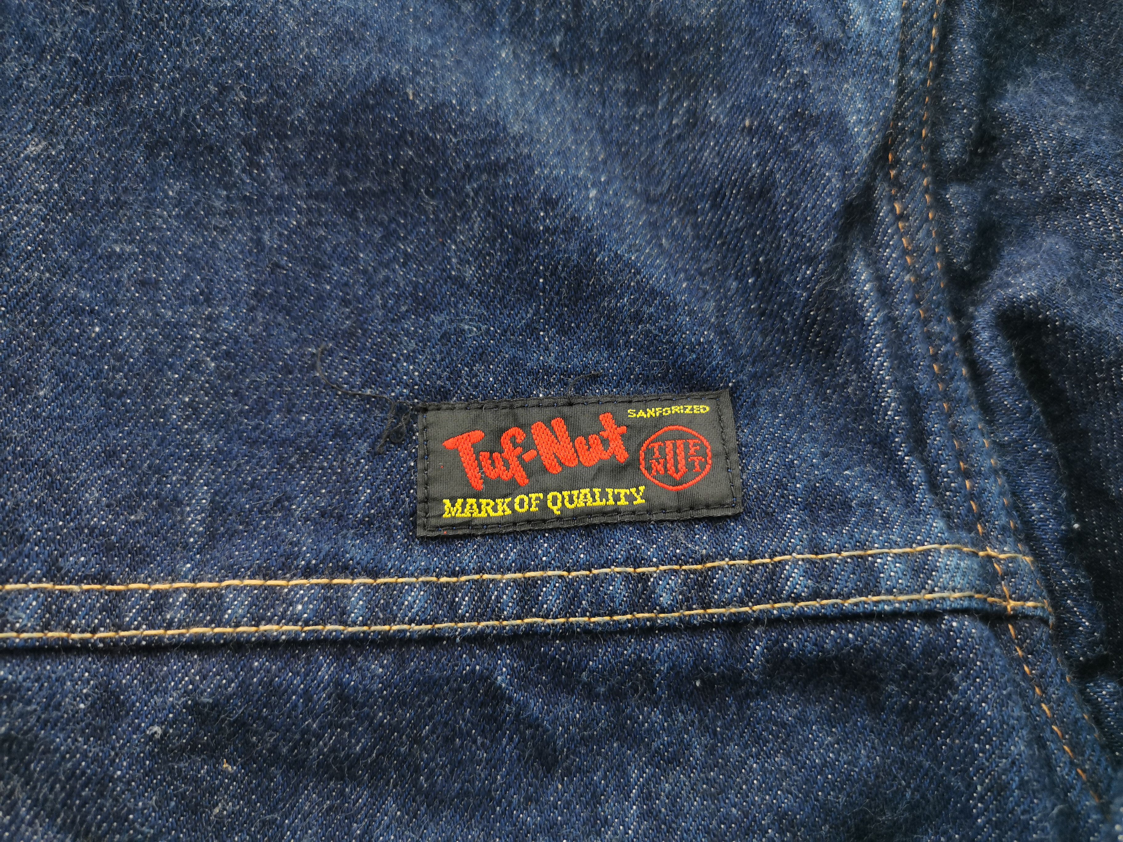 Vintage Vintage 90's Tuf-Nut Selvedge Denim Jeans Jacket Size M Size US M / EU 48-50 / 2 - 5 Thumbnail