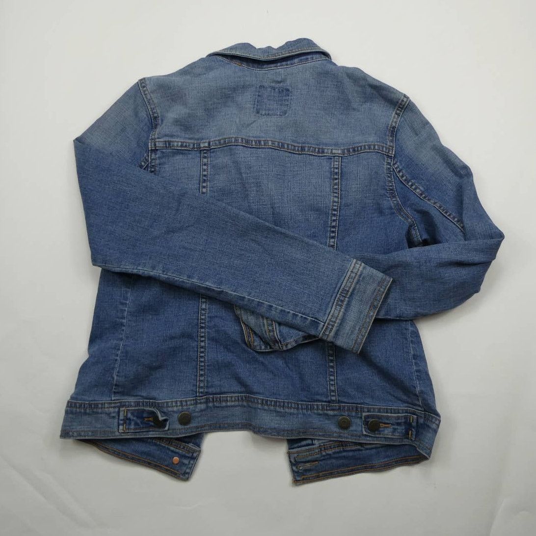 Old Navy women's OLD NAVY stretch fit denim jacket, blue, medium, NEW Size M / US 6-8 / IT 42-44 - 2 Thumbnail
