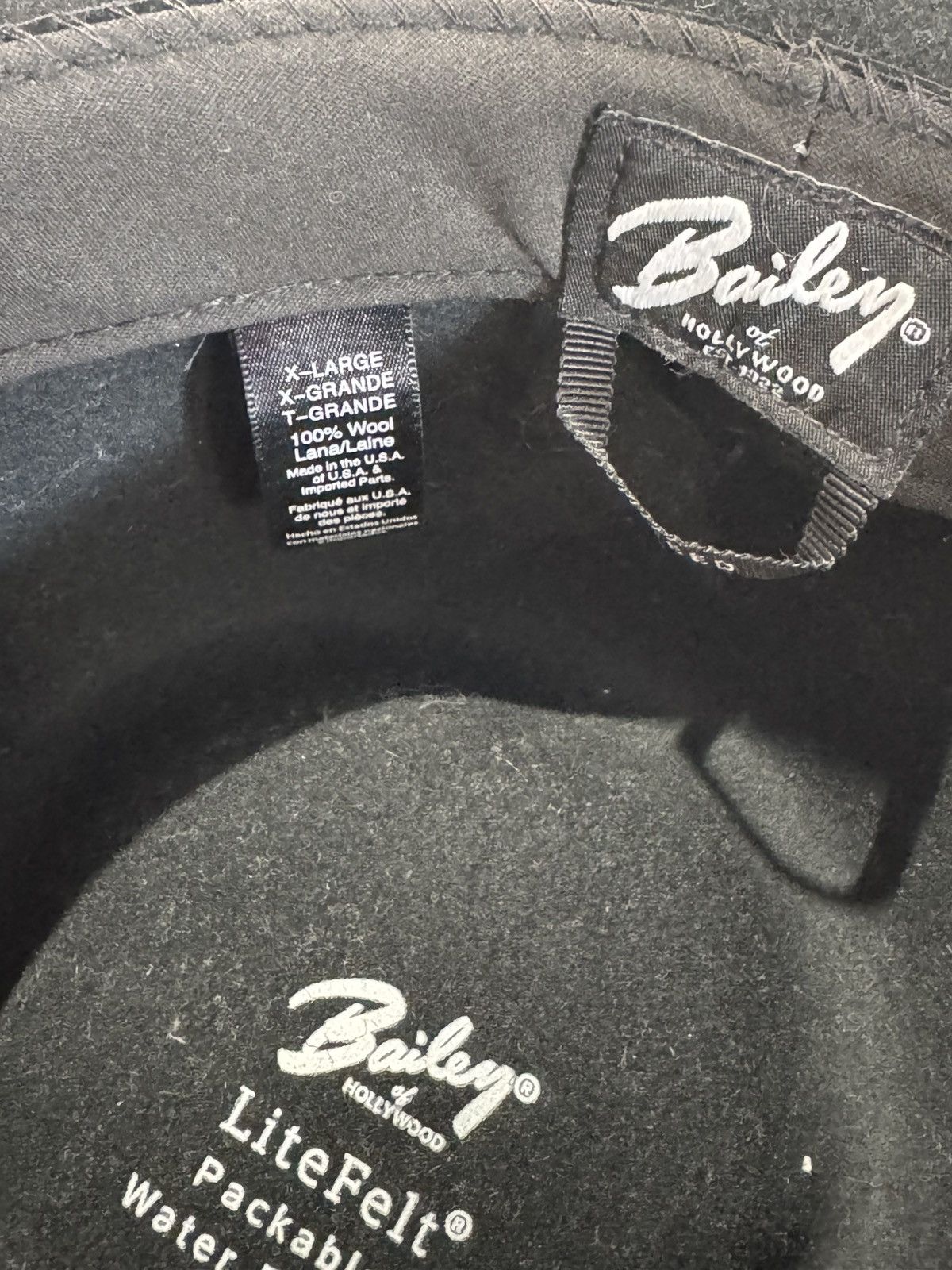 Bailey Hats × Japanese Brand BAILEY of Hollywood Fedora ( XL). Size ONE SIZE - 11 Thumbnail