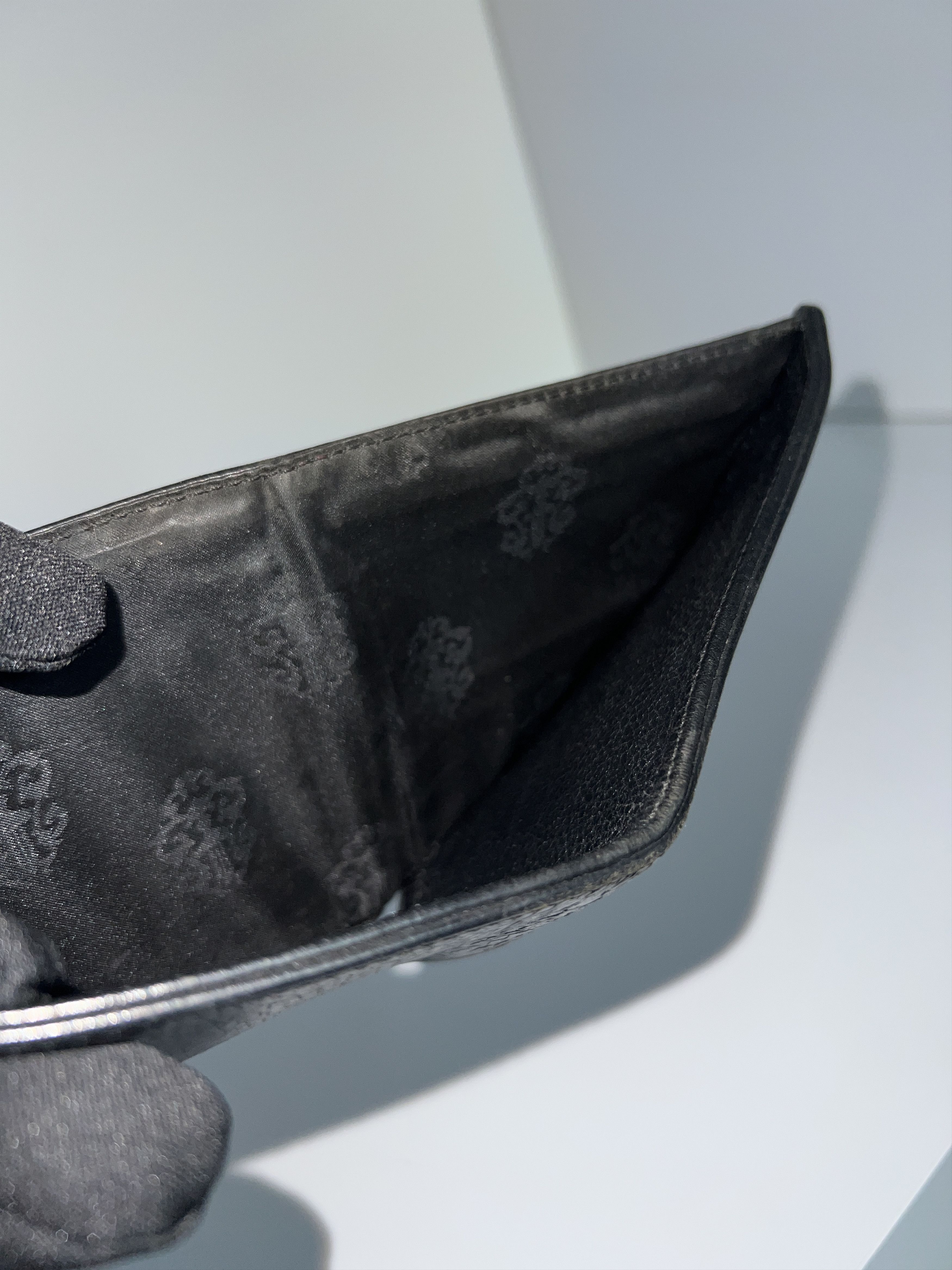 Chrome Hearts Chrome Hearts Bi-Fold Cross Ball Button Leather Wallet Size ONE SIZE - 9 Thumbnail