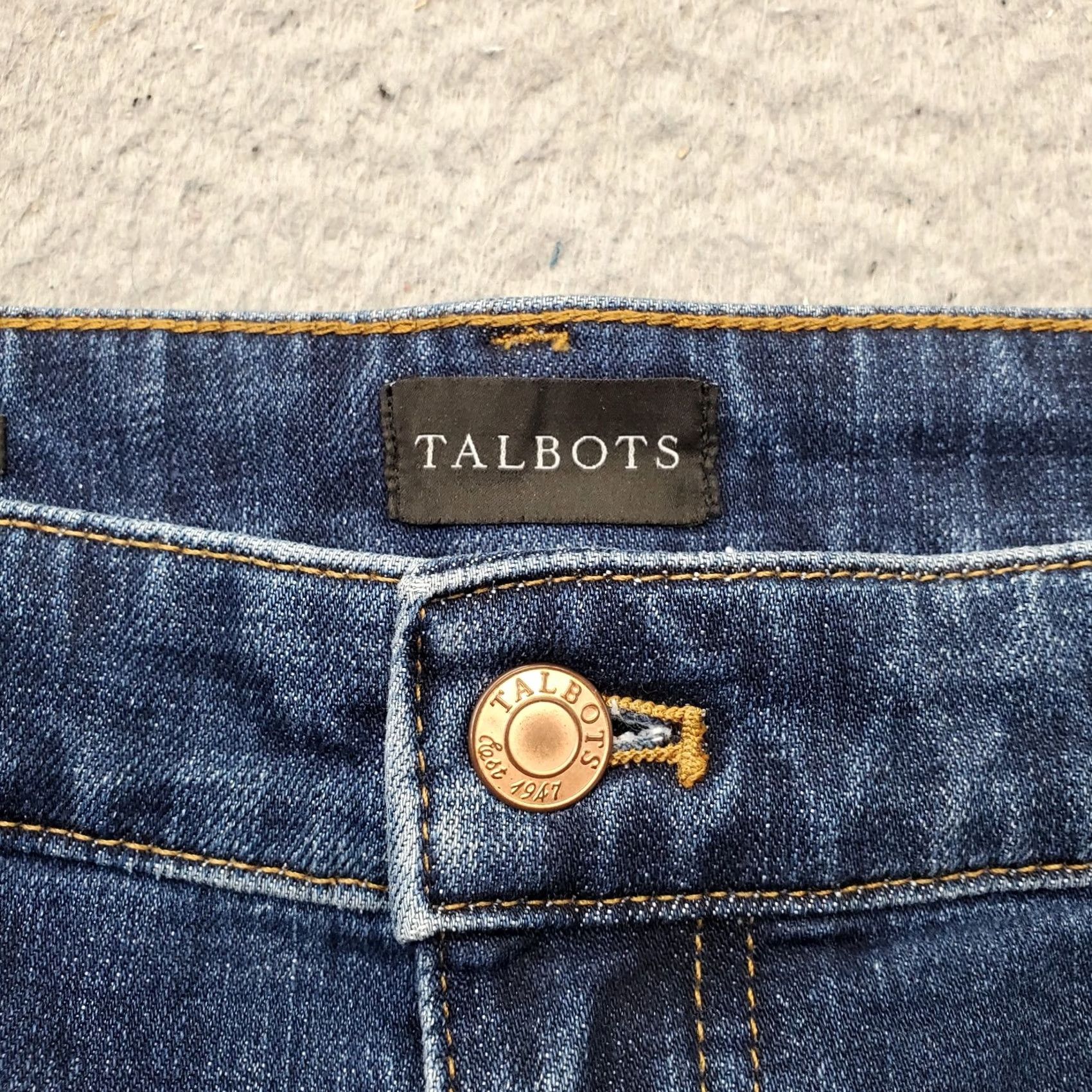 Talbots Talbots Everyday Jeans Womens 12 Blue Denim Relaxed Fit Tapered Leg Medium Wash Jeans 12 Womens Blue Denim Talbots Jeans Relaxed 5-Pocket Size 34" / US 12 / IT 48 - 7 Thumbnail
