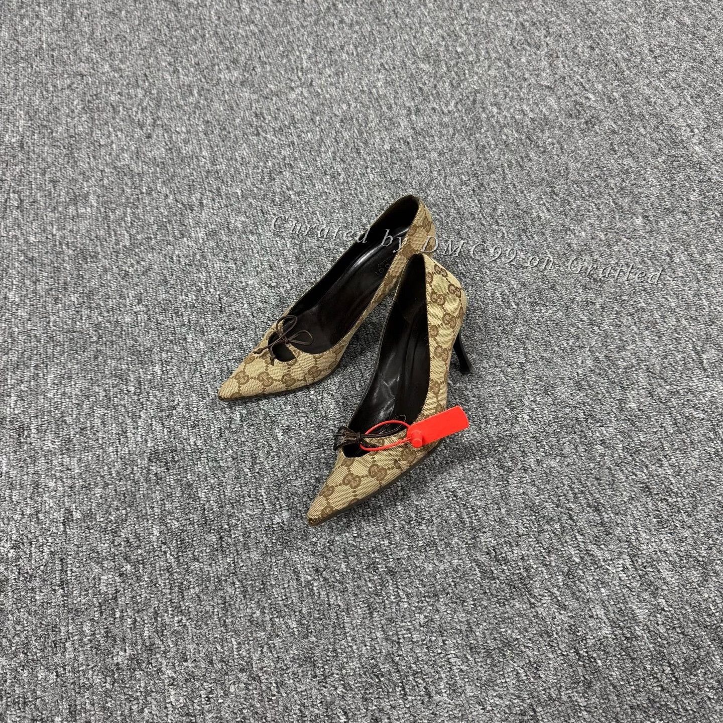 Gucci Gucci GG Monogram High Heels 35.5 Size US 4.5 / IT 34.5 - 1 Thumbnail
