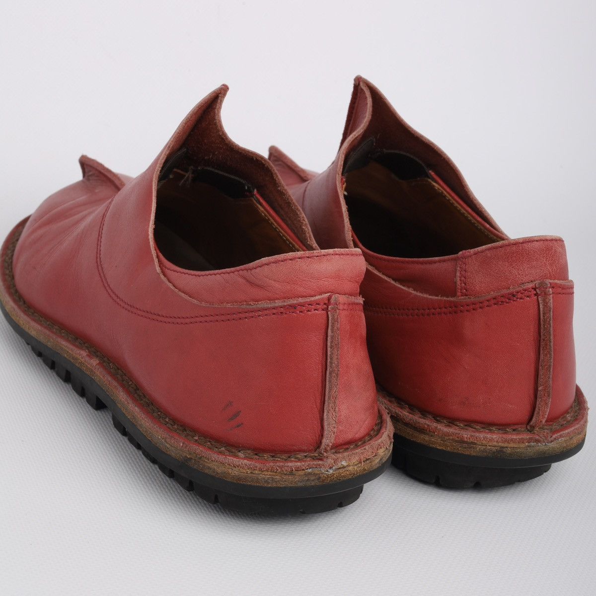 Trippen Trippen Leather Red Shoes Avantgarde Low Size US 11 / IT 41 - 20 Thumbnail