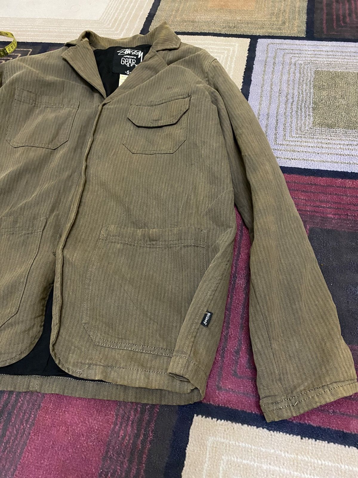 Stussy VINTAGE STUSSY JAPAN HERRINGBONE 4 POCKET JACKET Size US S / EU 44-46 / 1 - 3 Thumbnail