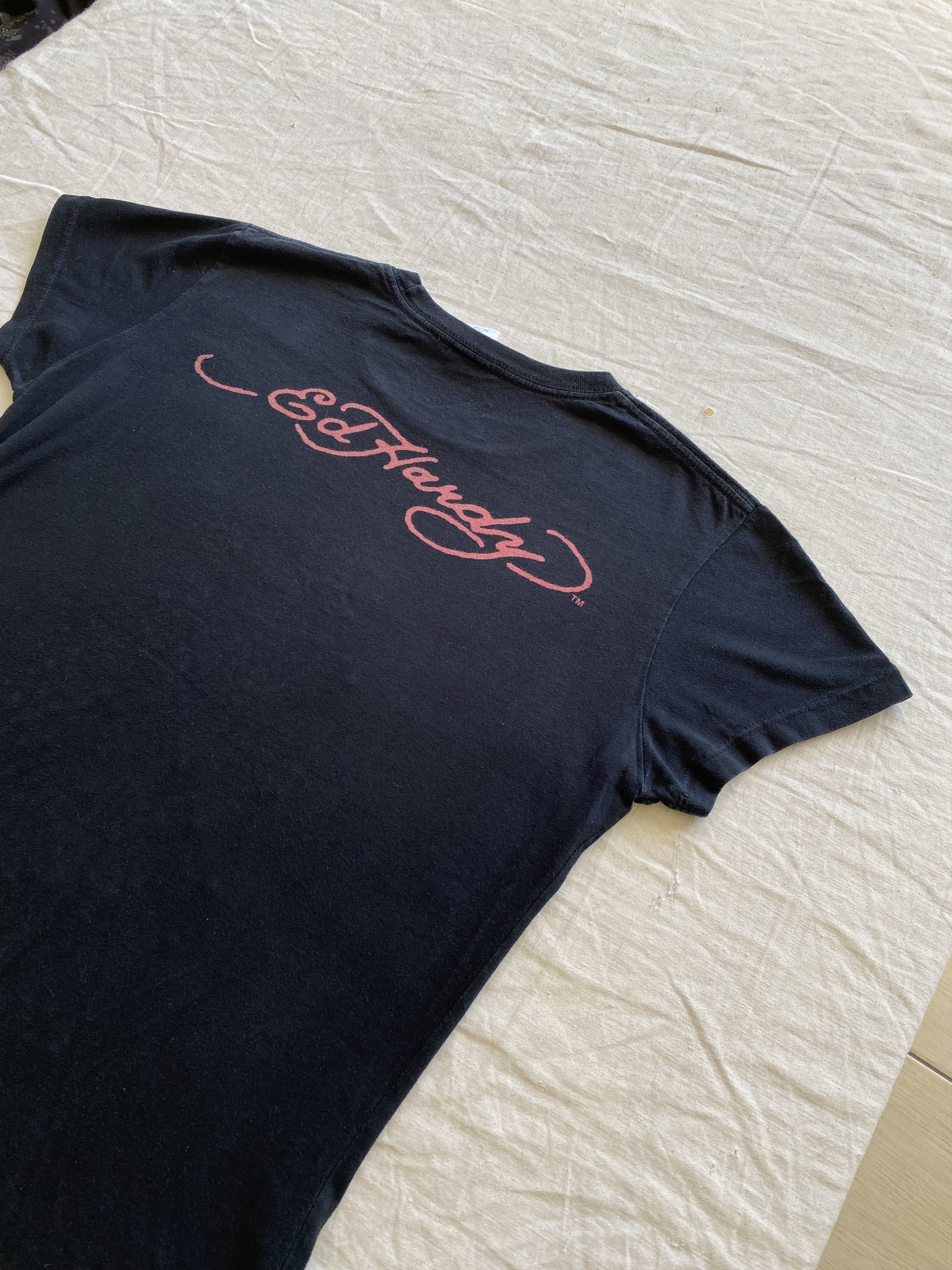 Christian Audigier Ed Hardy Vintage Y2K Cristian Audigier Black Streetwear Tee Size M / US 6-8 / IT 42-44 - 16 Thumbnail