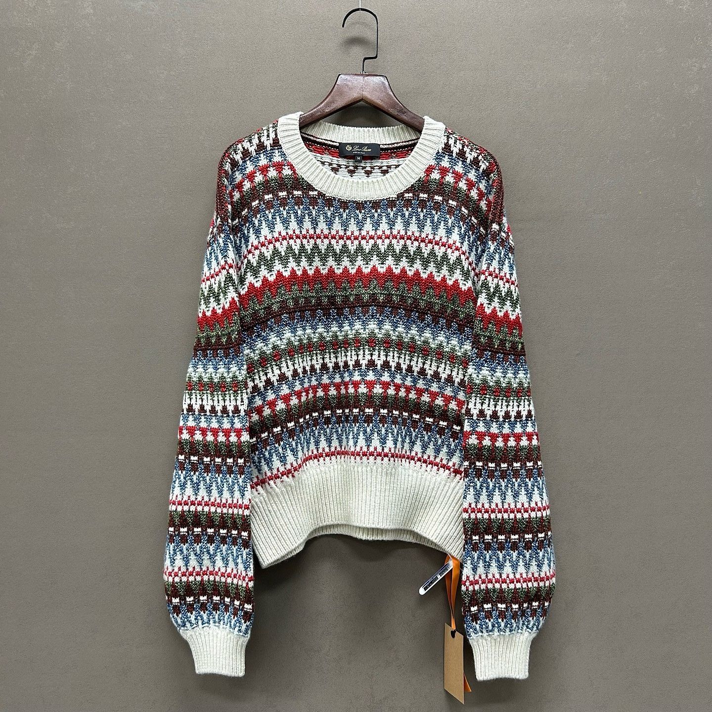 Loro Piana Loro Piana Fair Isle Knit Sweater Size M Size M / US 6-8 / IT 42-44 - 1 Thumbnail