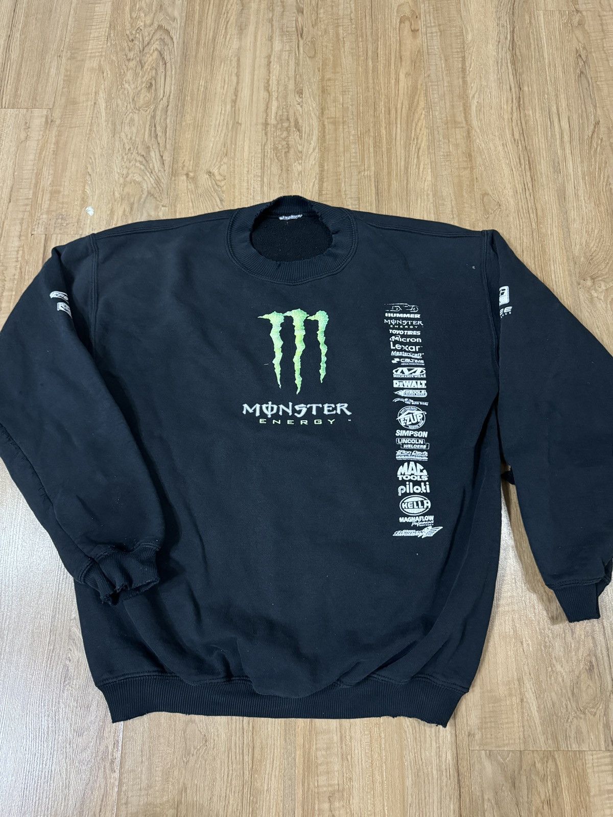 Vintage MONSTER ENERGY HOODIE Size US M / EU 48-50 / 2 - 1 Thumbnail