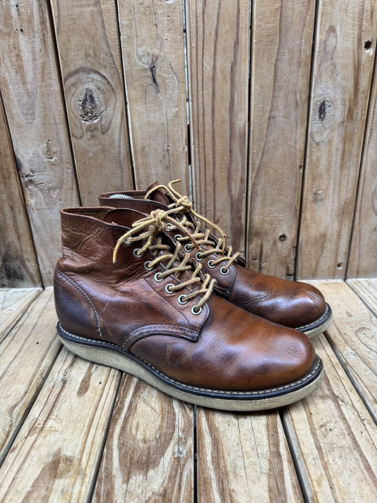 Red Wing Red Wing 9111 Chukka Brown leather boots EUR 39 UK 6 US 7 D Size US 7 / EU 40 - 2 Thumbnail
