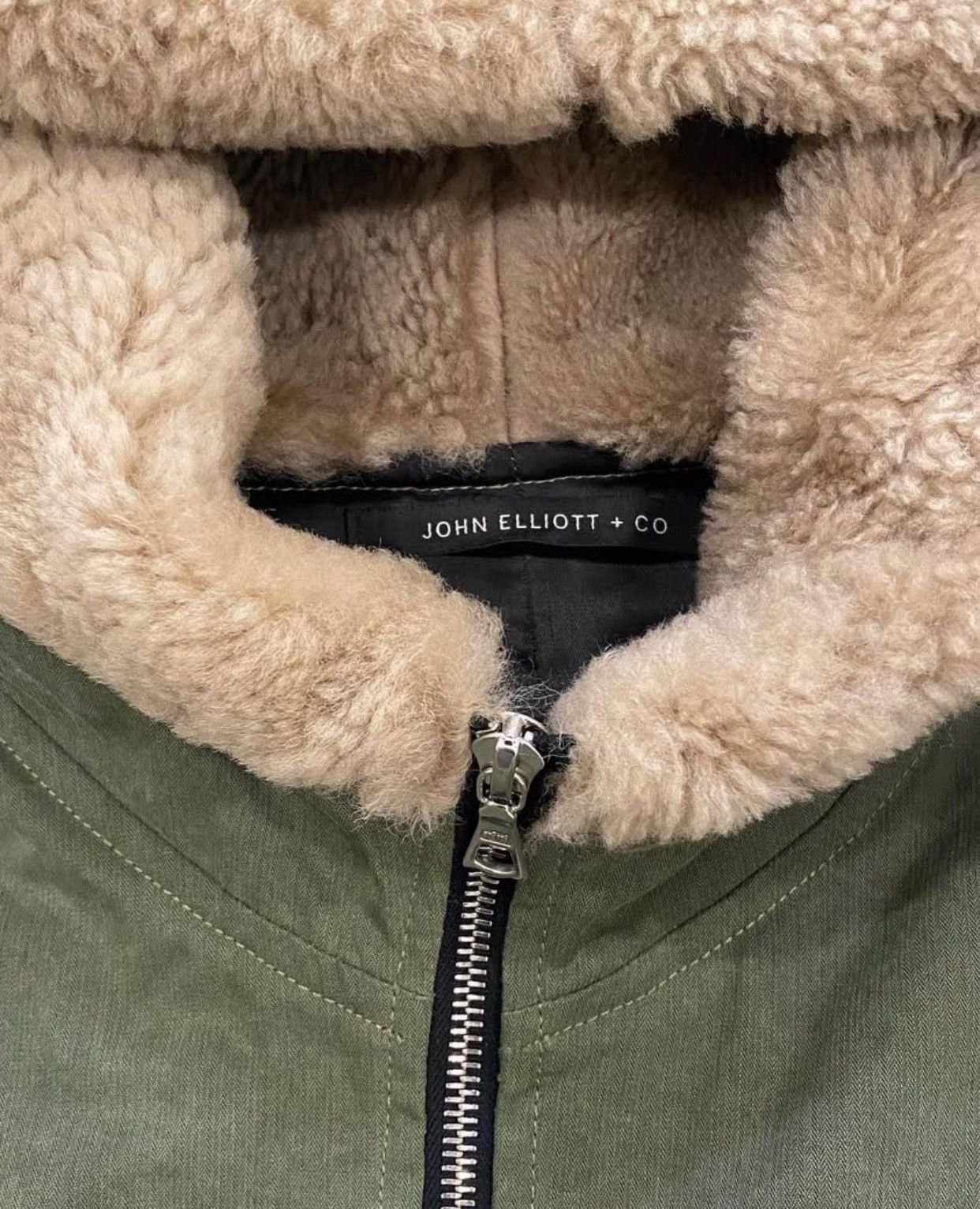 John Elliott Hooded Sherpa/Silk Lined Parka Size US XL / EU 56 / 4 - 2 Thumbnail