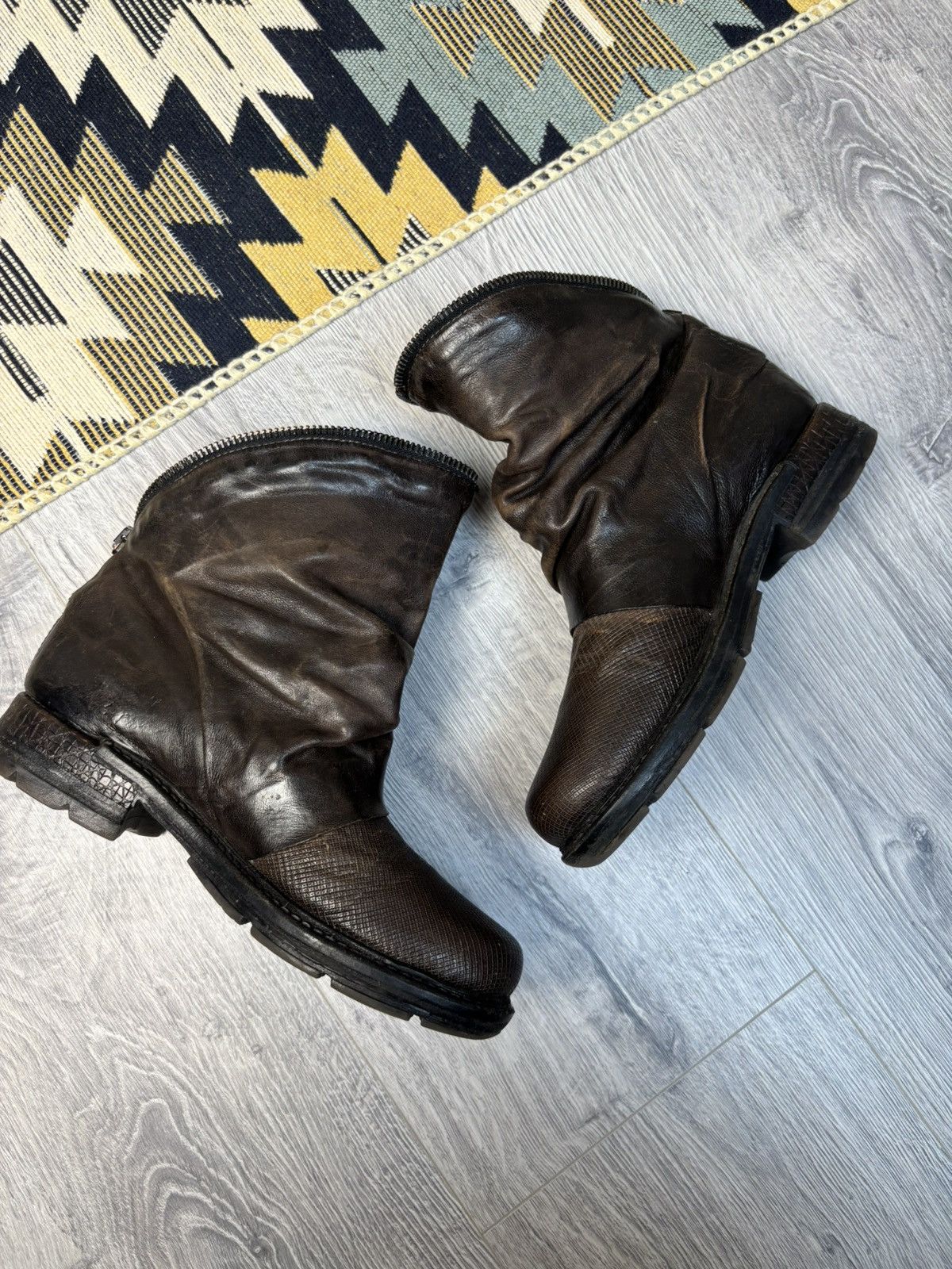 A.S.98 A.S98 leather zipper biker boots Y2K Size US 5.5 / IT 35.5 - 17 Thumbnail