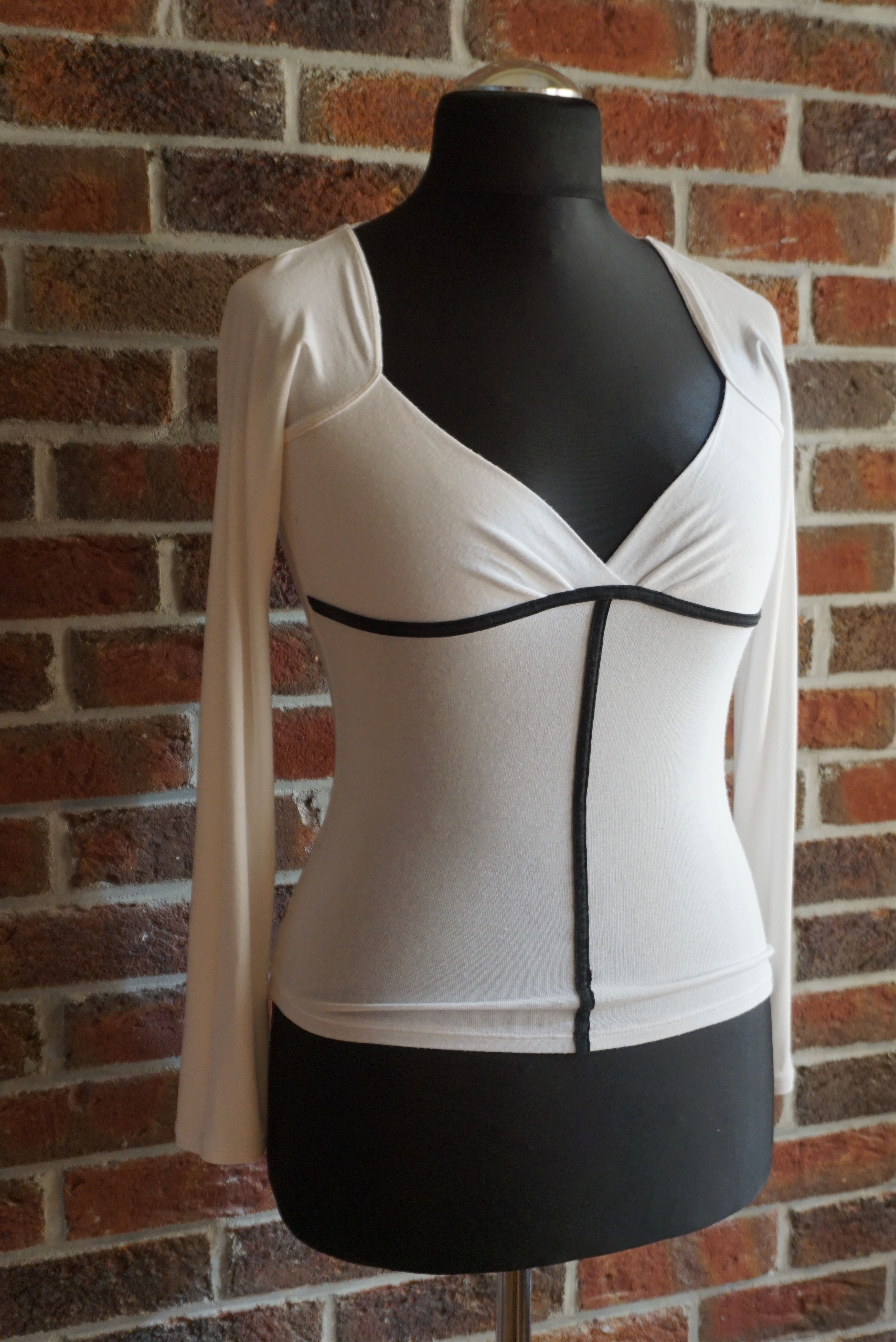 Armani Womens genuine Armani Jeans slim fit top M designer blouse Size M / US 6-8 / IT 42-44 - 18 Thumbnail